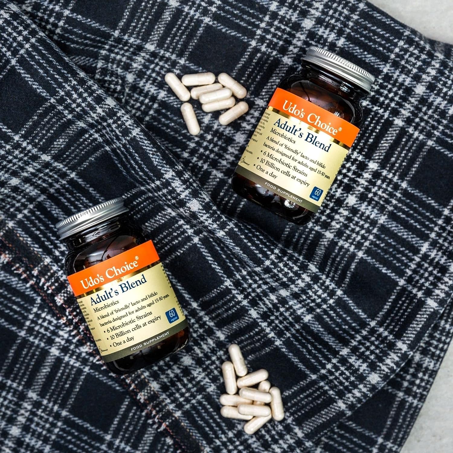 Udo’s Choice Adult’s Blend Microbiotics - 60 Caps - Digestion Support Capsules