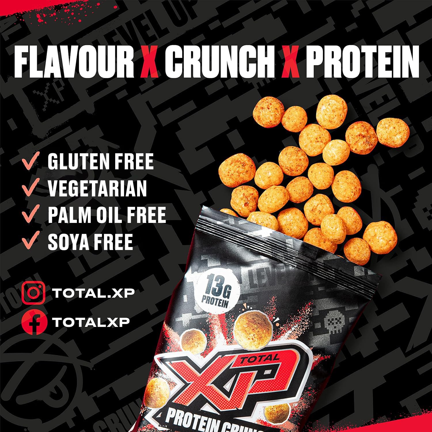 TOTAL XP Protein Crunch 12x26g