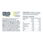 Nutrition info and ingredients for Novo Nutrition Novo Protein Wafer Bar protein wafer bar
