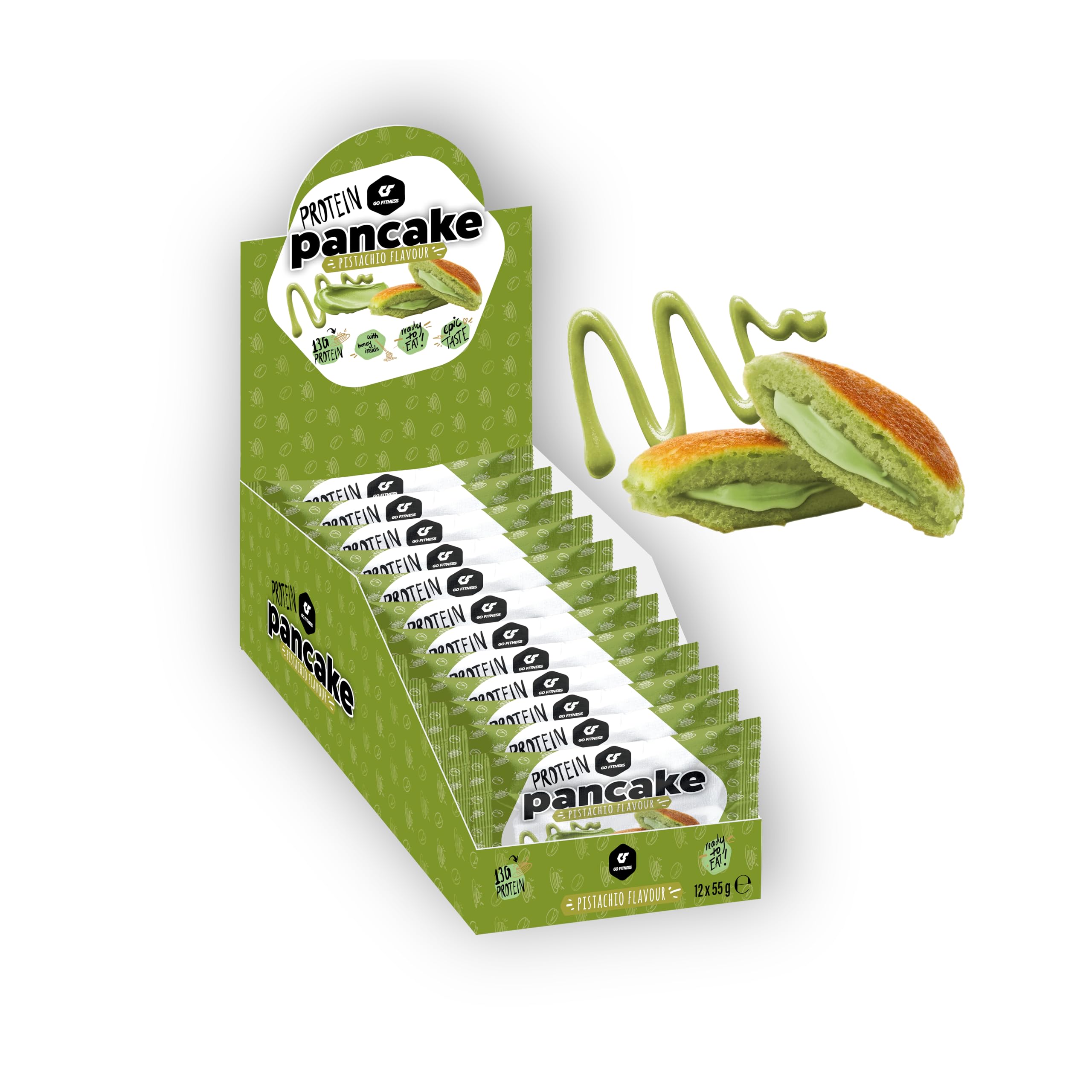 Go Fitness Protein Pancake 12x55g - Protein Waffles