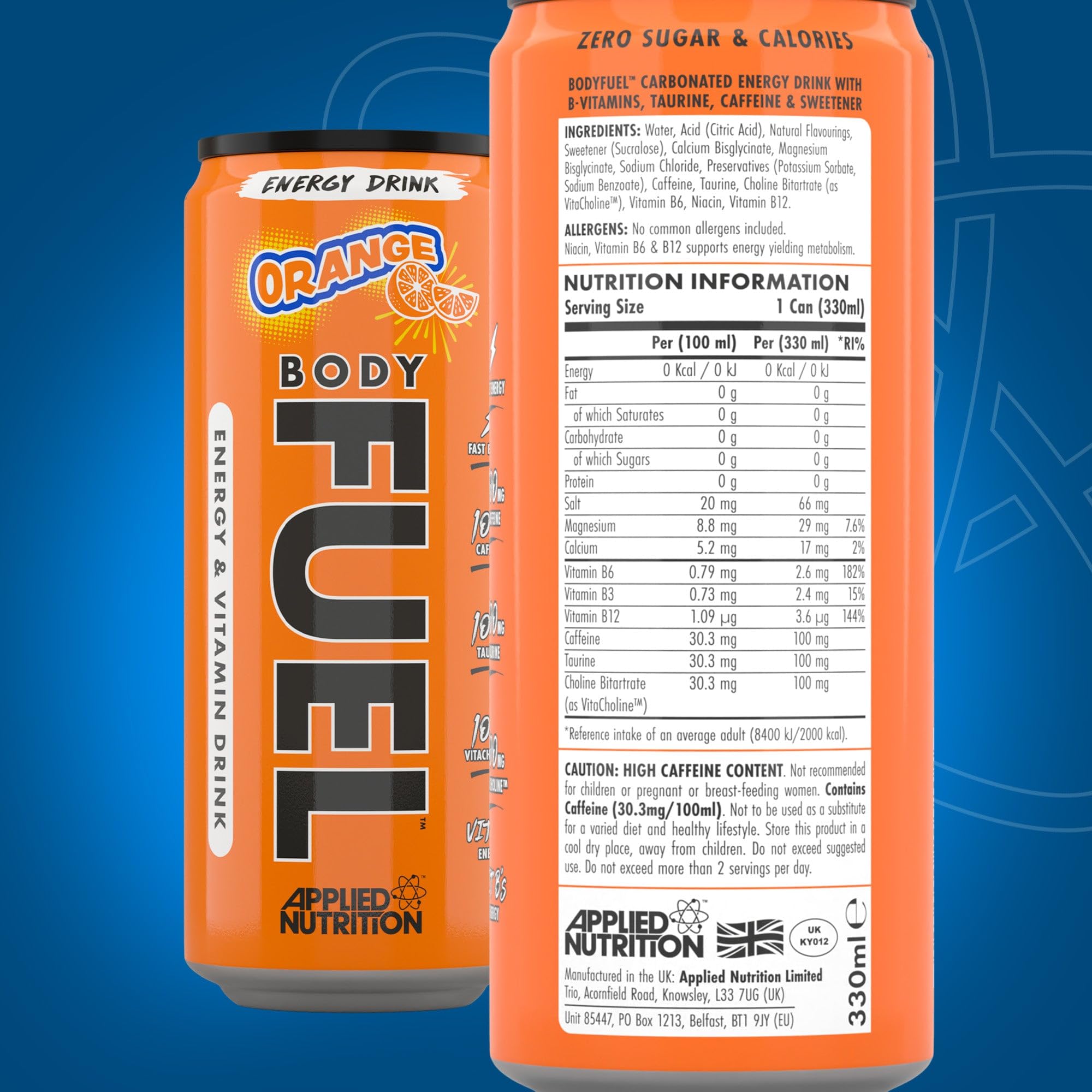 Applied Nutrition Body Fuel Energy Can