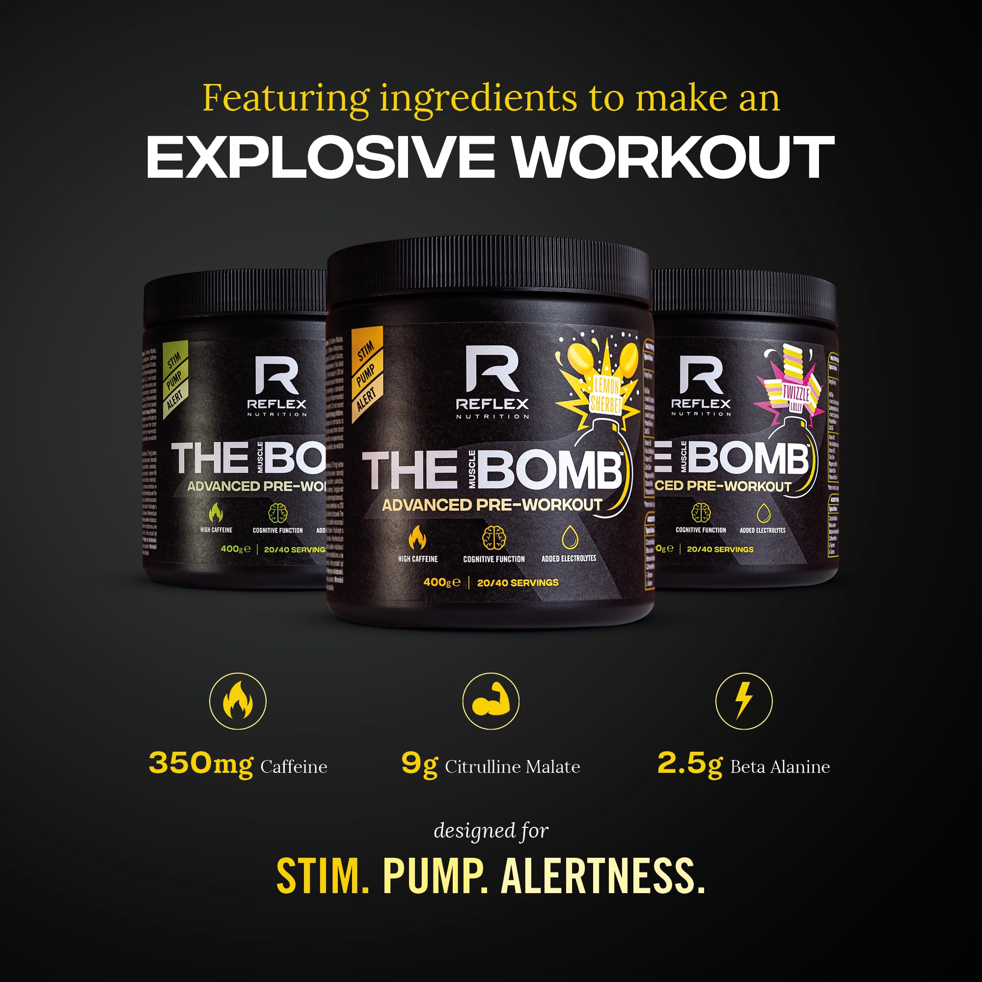 Reflex Nutrition The Muscle Bomb - Pre-Workout Powder