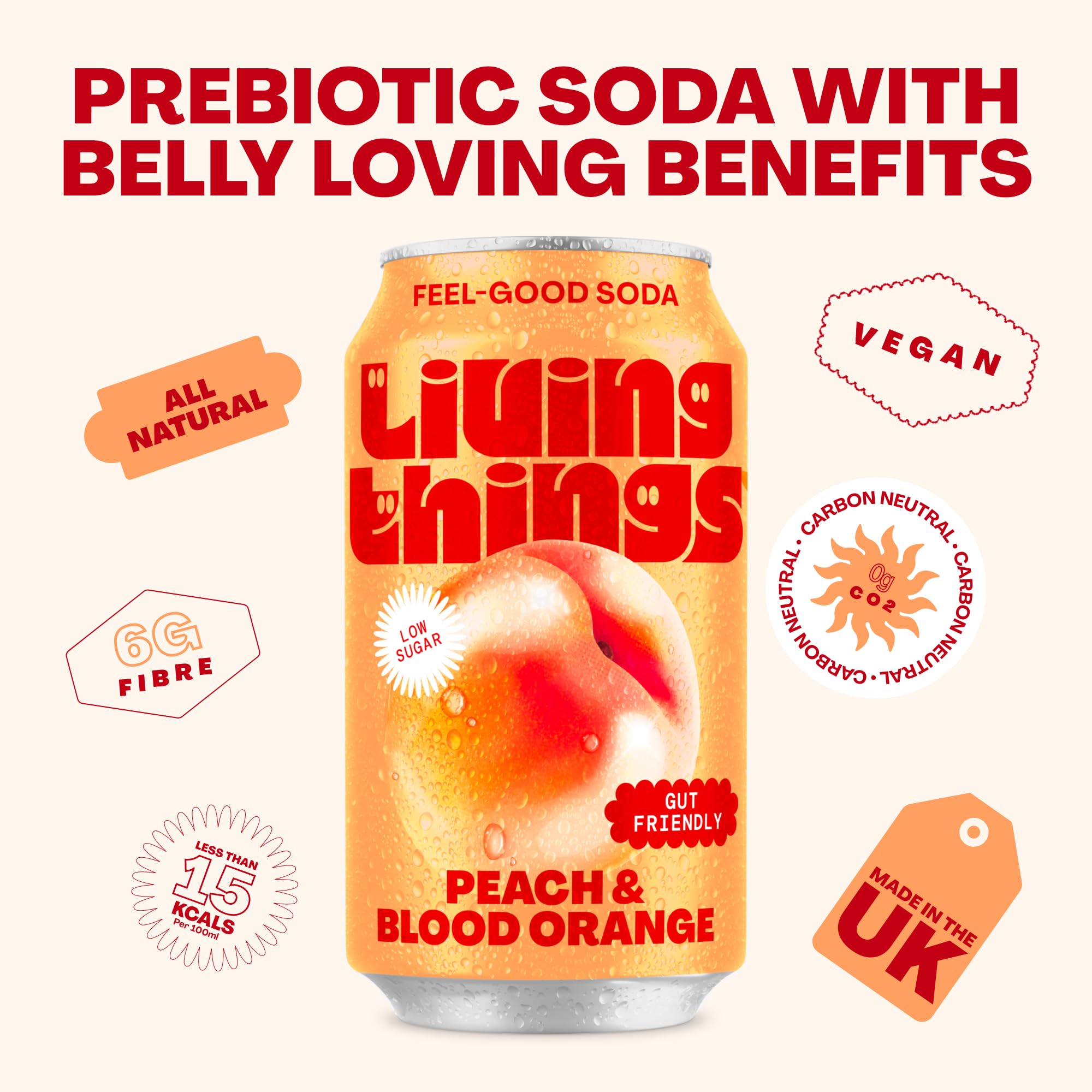 Living Things Prebiotic Soda