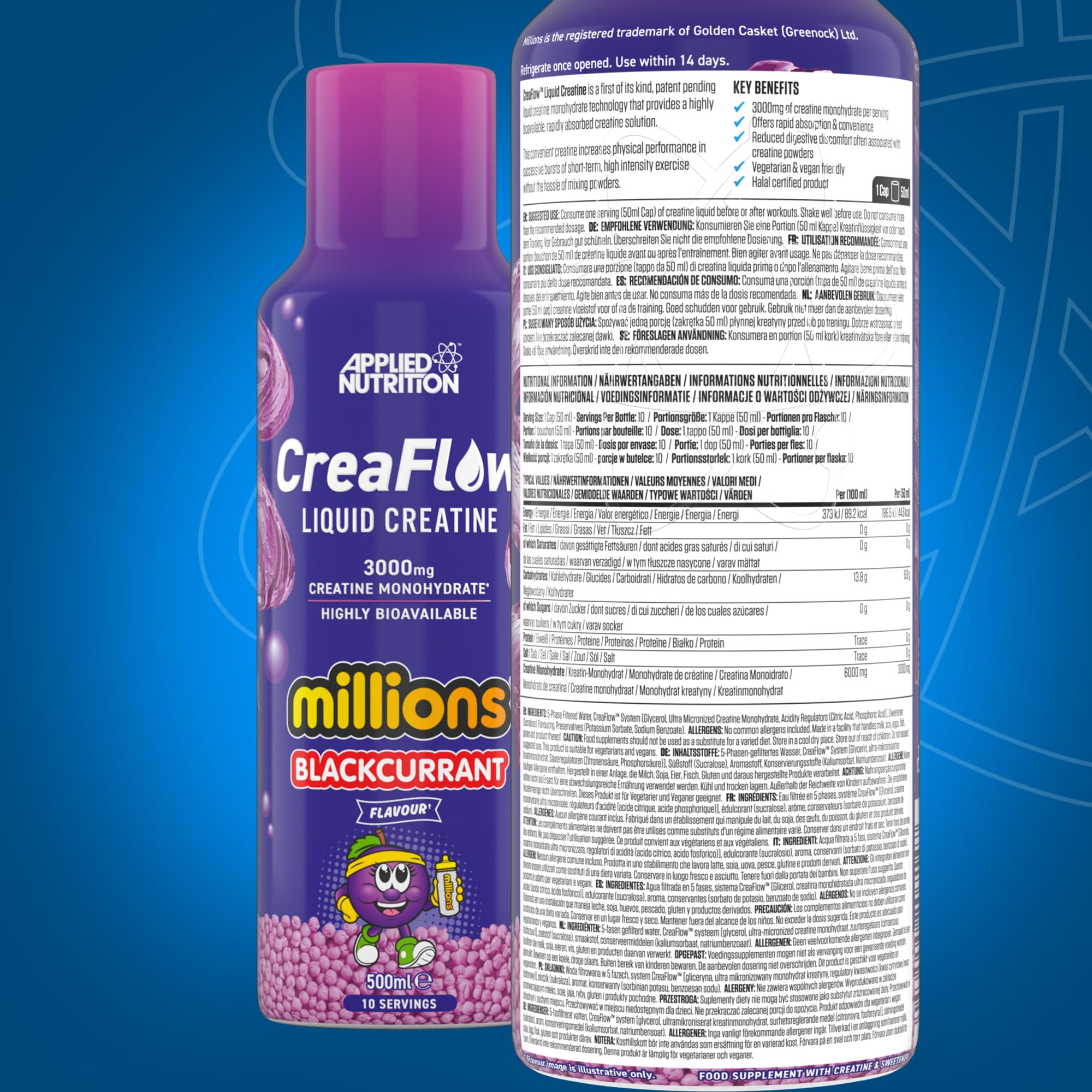 Applied Nutrition Crea Flow Liquid Creatine - Creatine Liquid