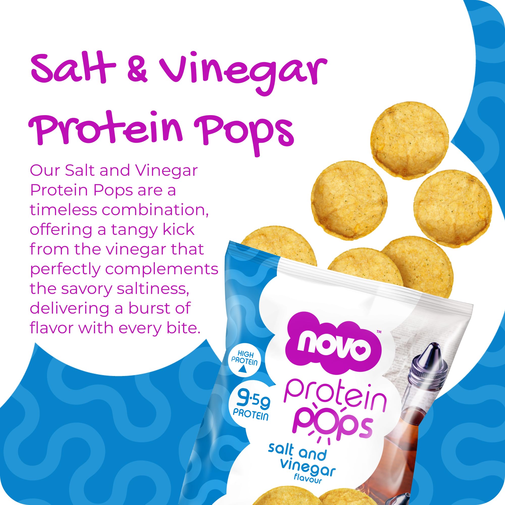Novo Nutrition Novo Protein Pops - Protein Crisps