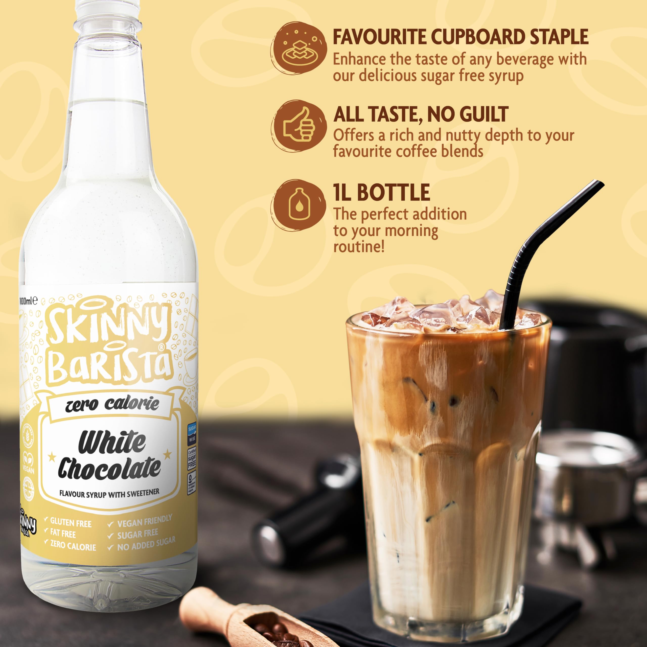 The Skinny Food Co Skinny Barista Zero Calorie Coffee Syrup - Zero VAT ZER001