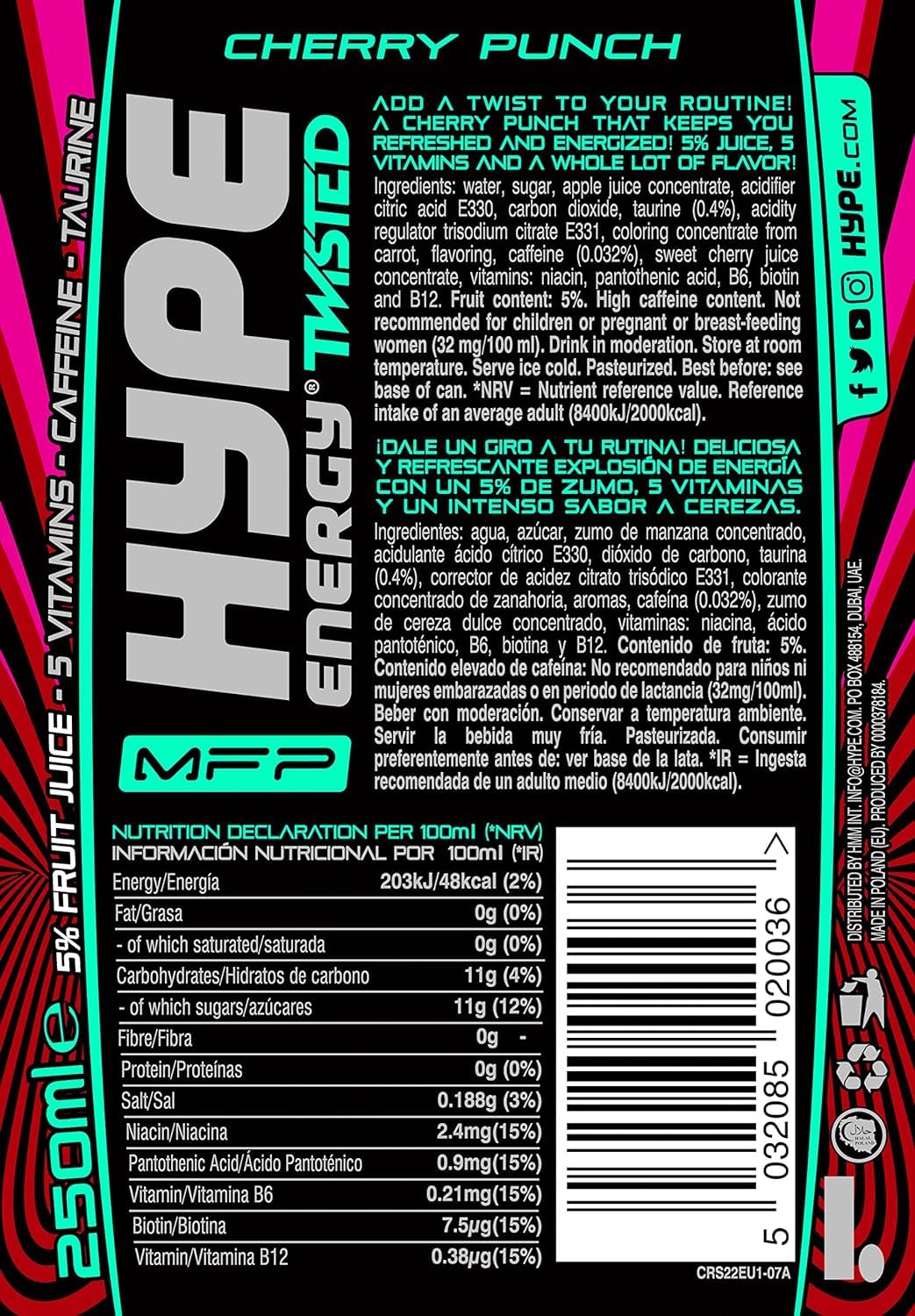 HYPE Twisted - Energy Ready-To-Drinks