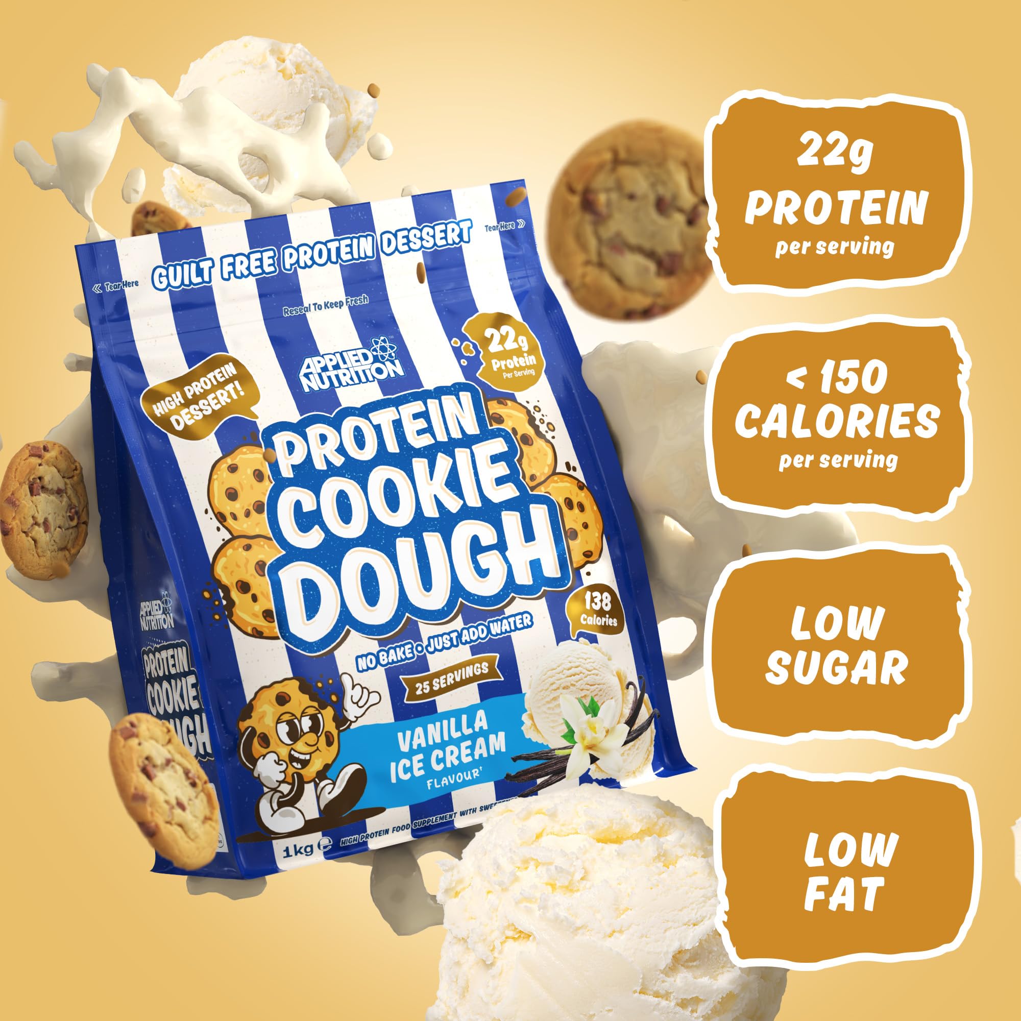 Applied Nutrition Protein Cookie Dough - Protein Cookie Dough Powder