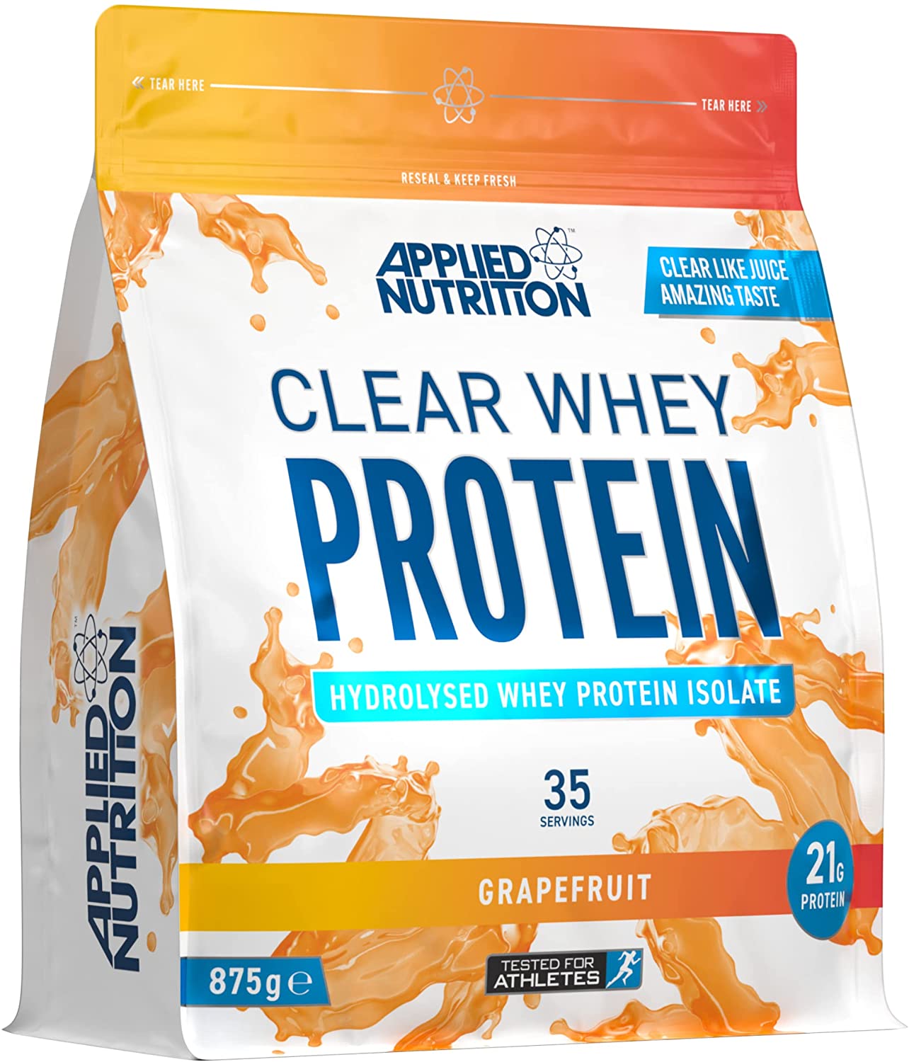 Applied Nutrition Clear Whey with grapefruit flavor for muscle recovery and weight management