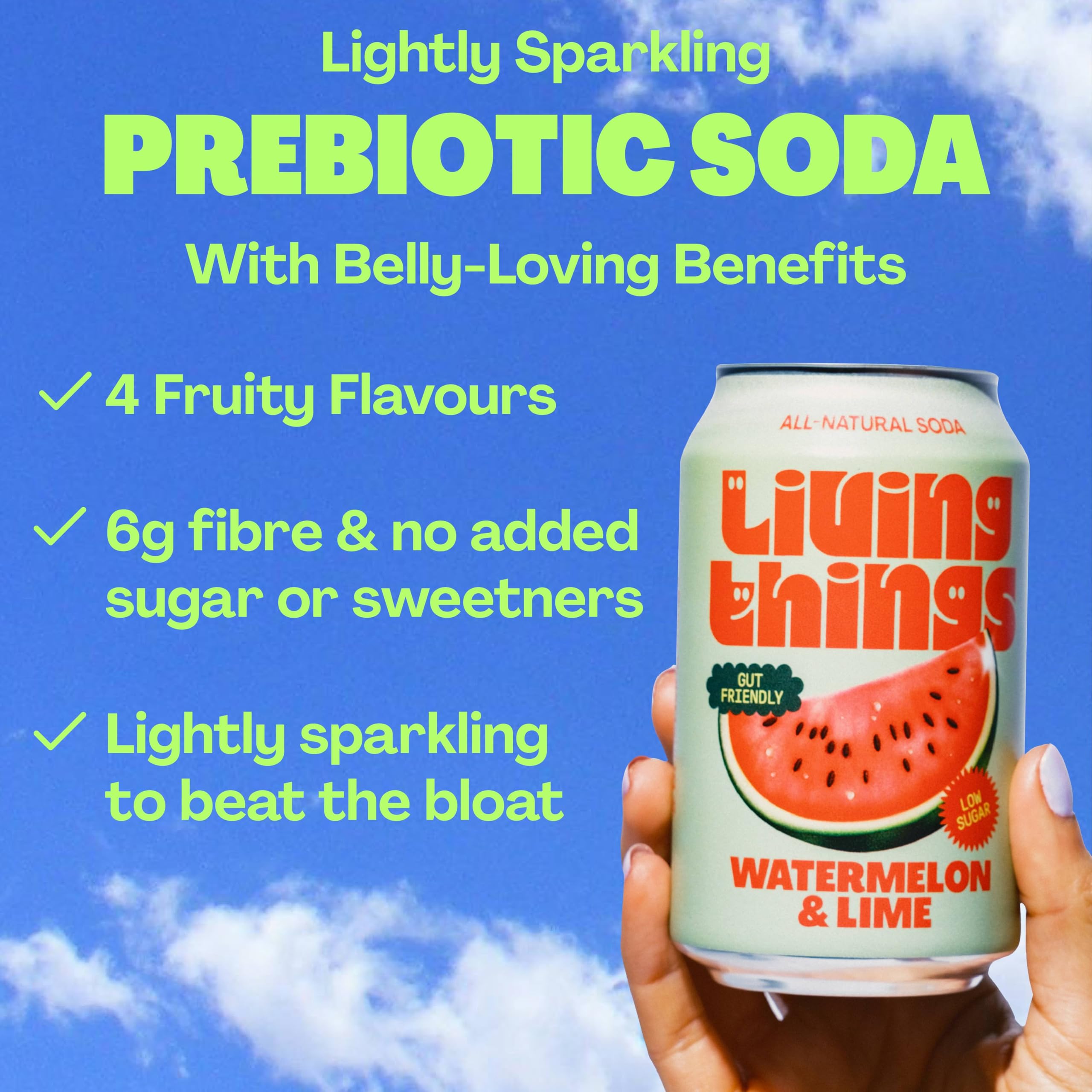Living Things Prebiotic Soda