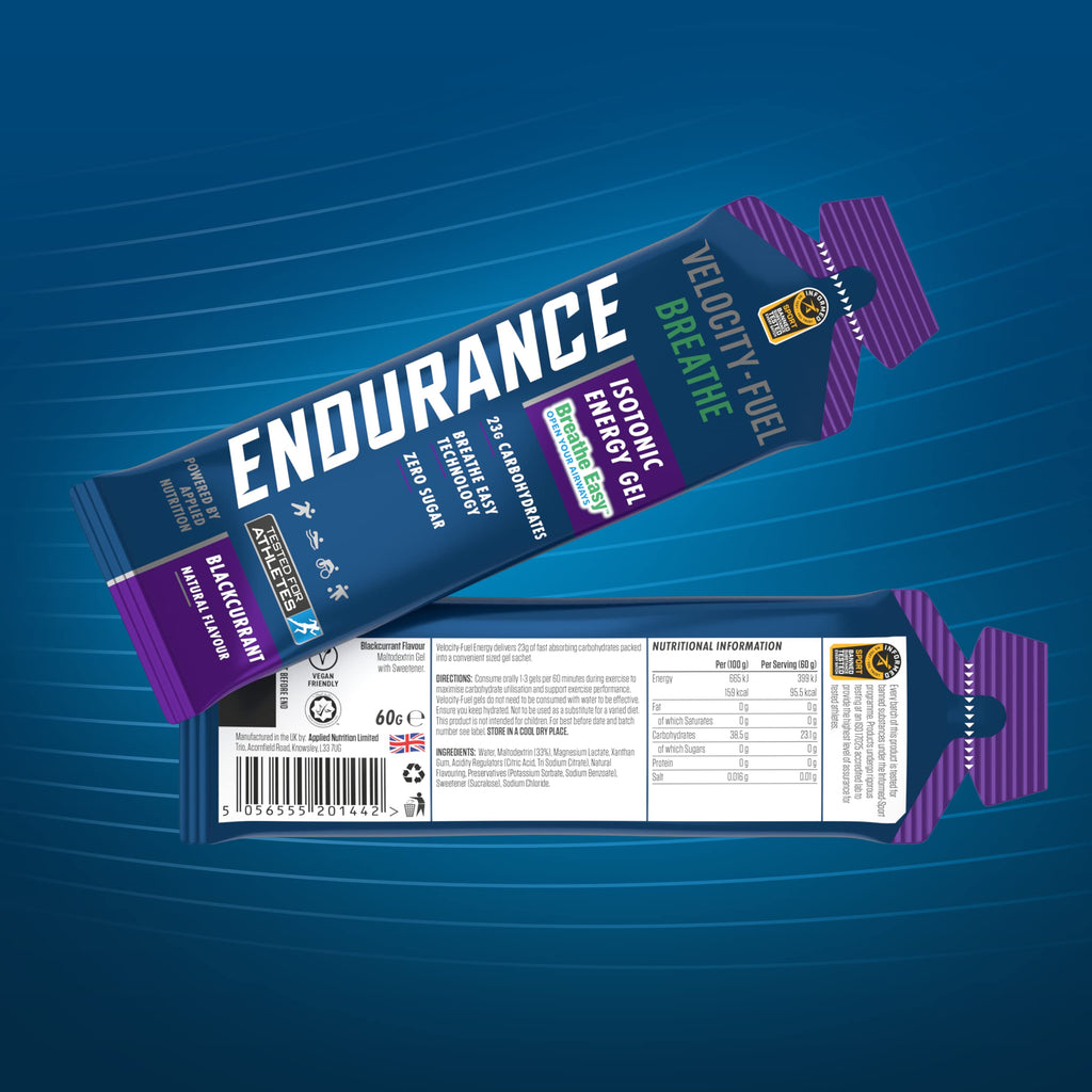 Applied Nutrition Endurance Velocity Breathe Gel - Energy Gels