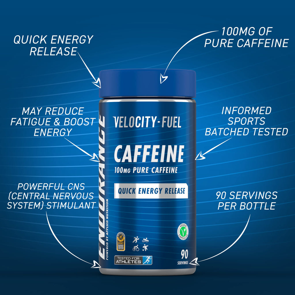 Applied Nutrition Endurance Pure Caffeine 90 Servings of 100mg