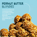 Golden-brown peanut butter snack with crushed nuts from The Protein Ball Co Keto Balls