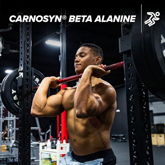 Muscular man lifting weights with Cellucor C4 Original for advanced energy and focus