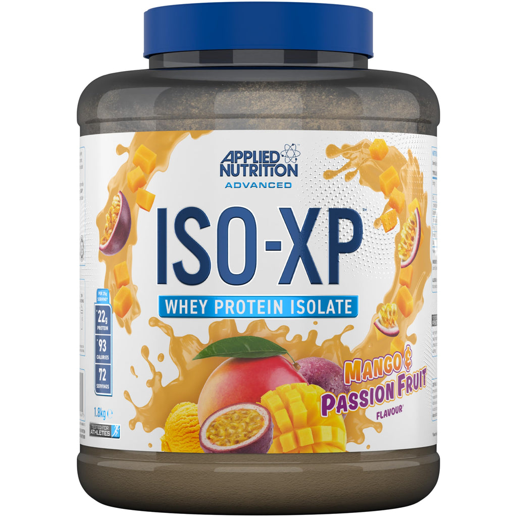 Applied Nutrition Iso-XP mango passion fruit whey protein isolate for easy mixing