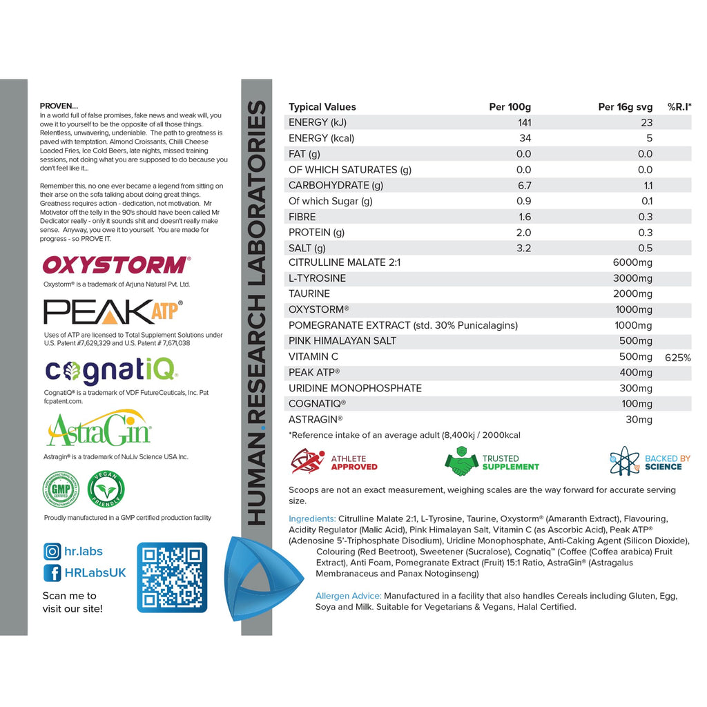 HR Labs Proven - Pre-Workout