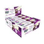 Display of Novo Protein Wafer Bars in Cookies & Cream flavor for nutrition Novo Protein