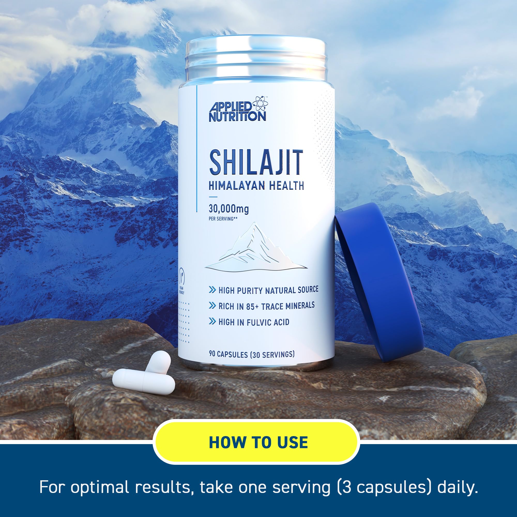 Applied Nutrition Shilajit - 90 Caps - Shilajit