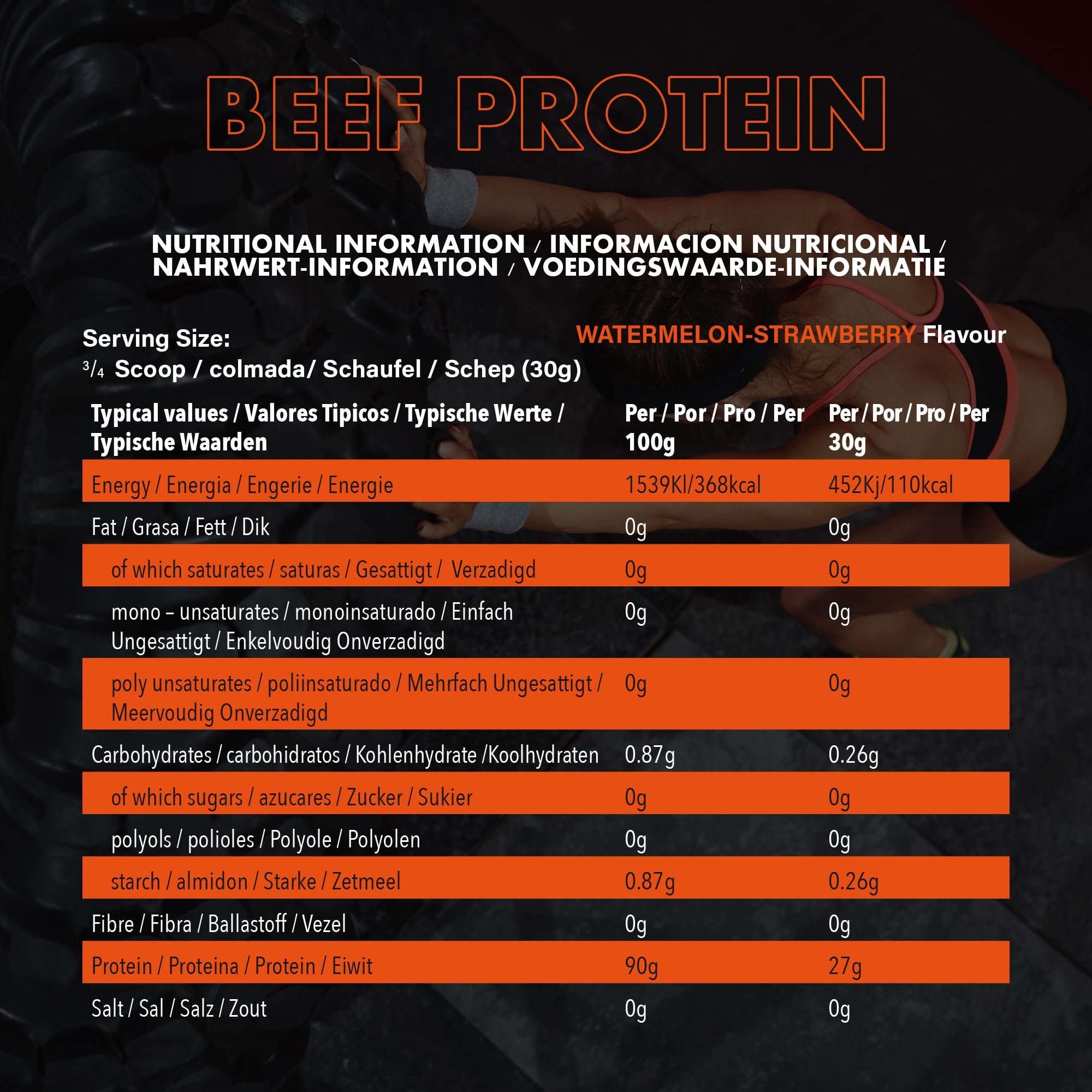 NXT Nutrition Beef Protein Isolate 540g
