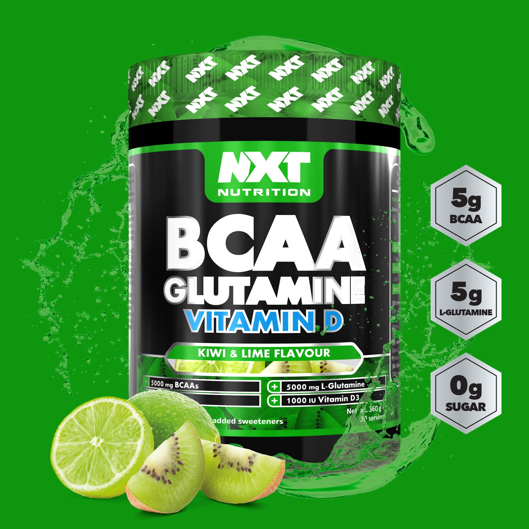 NXT Nutrition BCAA, Glutamine & VIt D 360g