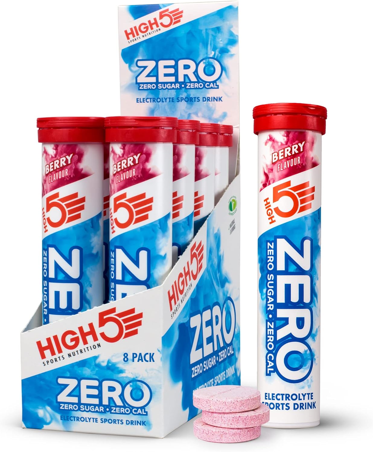HIGH5 Zero - 8x20 Tabs / Berry - Hydration Tablets