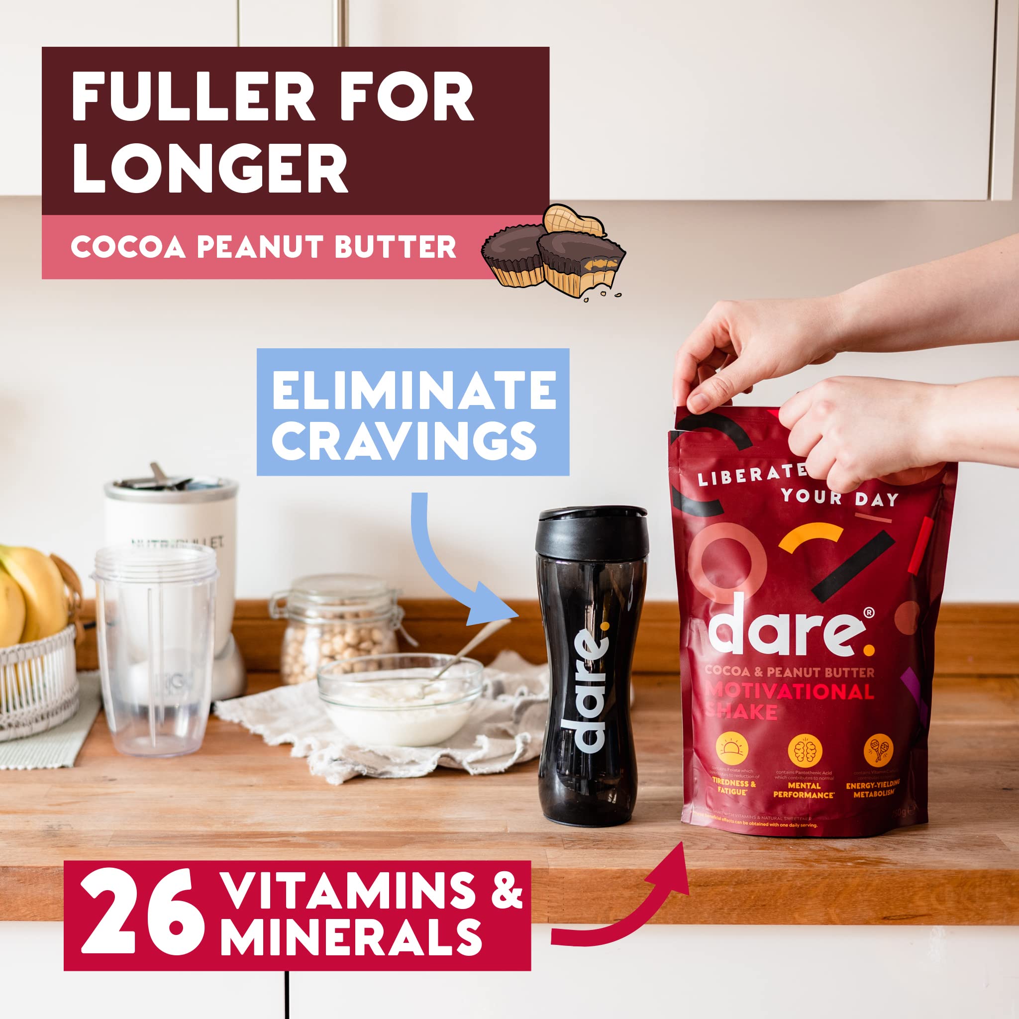 DARE Motivational Shake - Vegan Protein Powder