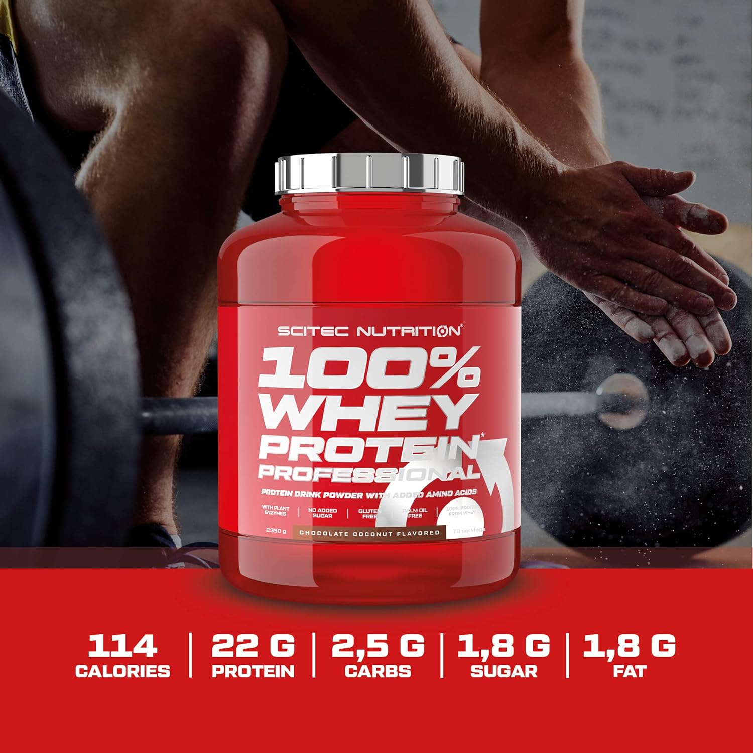 Scitec Nutrition 100% Whey Protein Professional - Whey Protein Powder