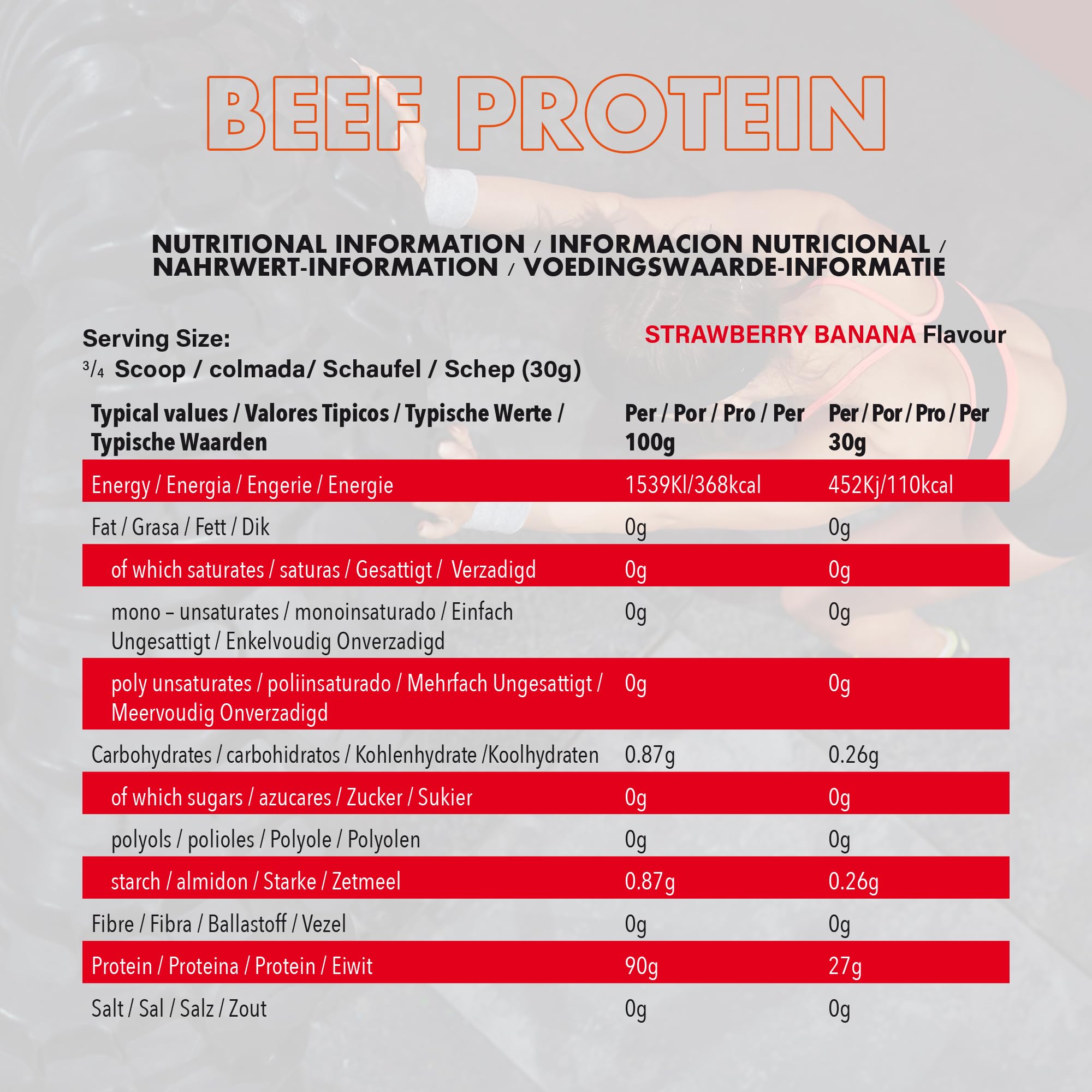 NXT Nutrition Beef Protein Isolate 1.8kg