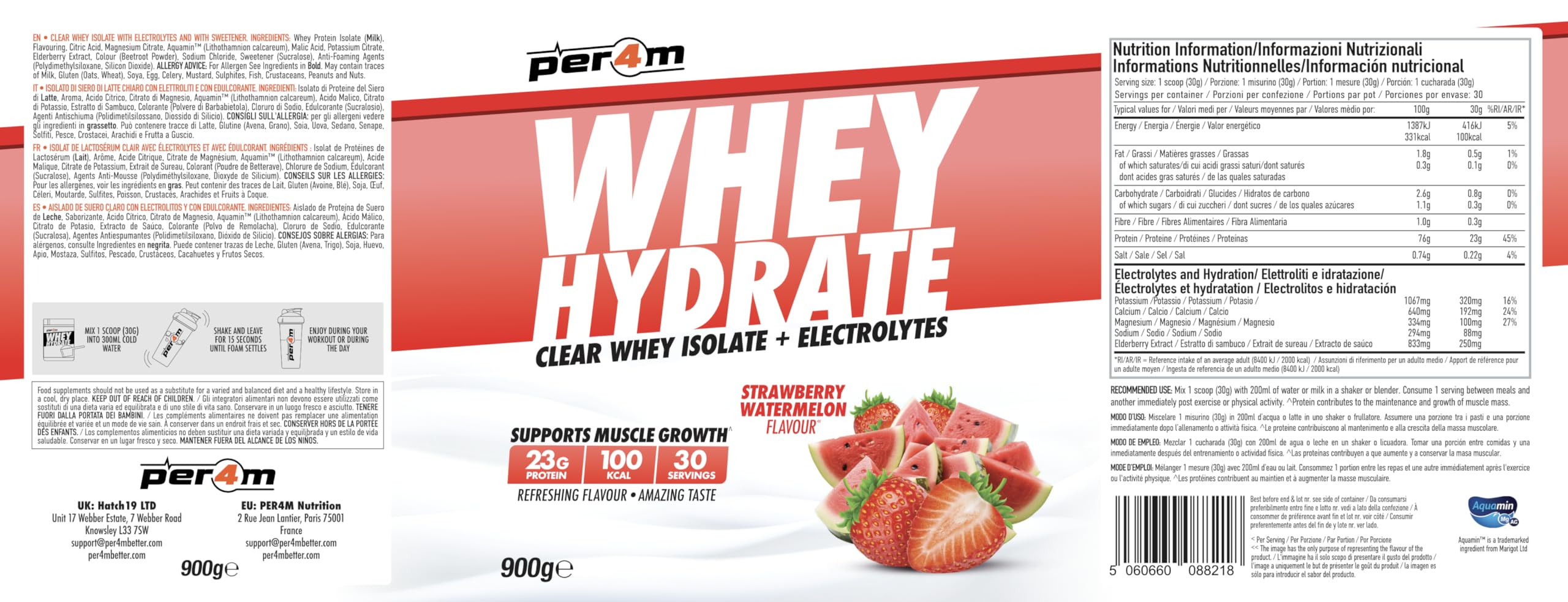Per4m Whey Hydrate