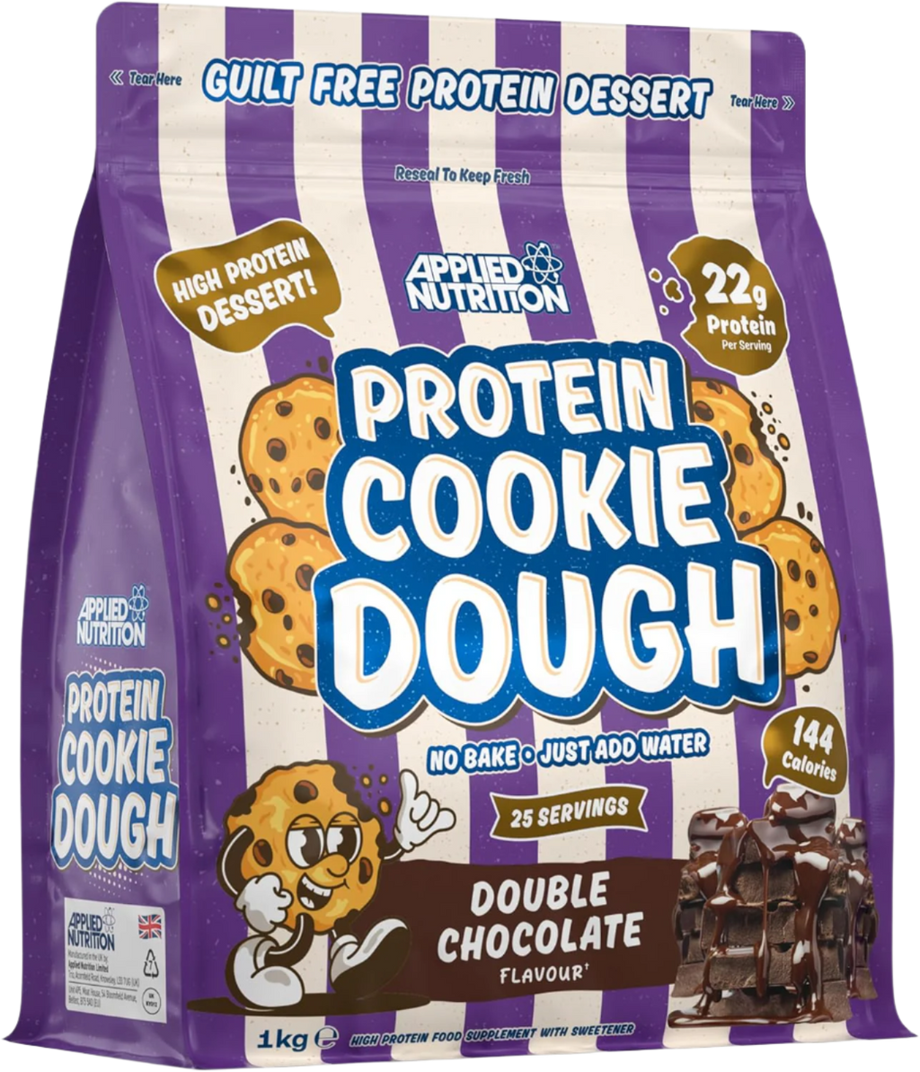 Applied Nutrition Protein Cookie Dough - 1kg / Double Chocolate - Protein Cookie Dough Powder