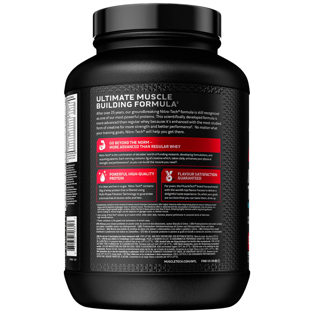 Muscletech Nitro Tech - Whey Protein Powder