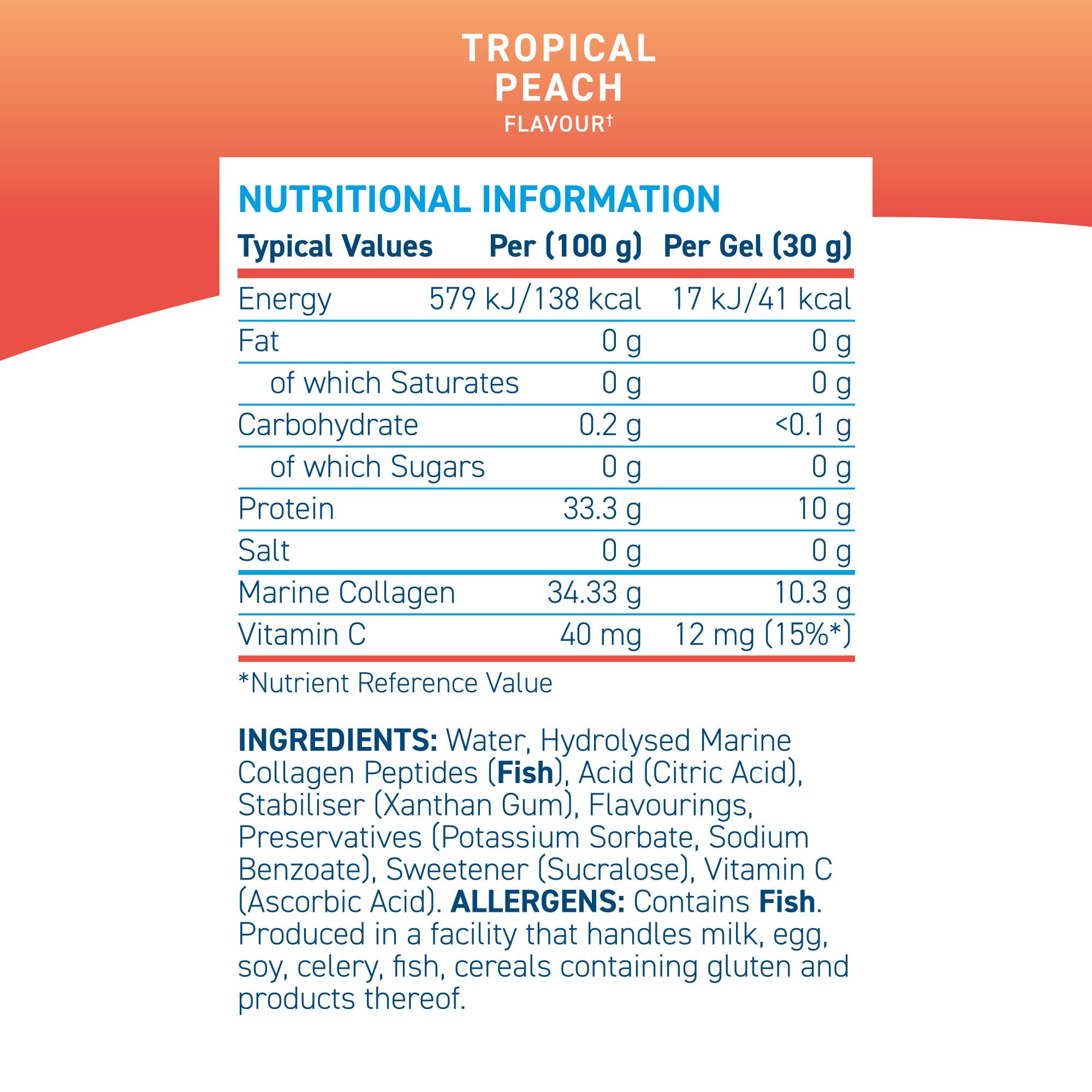 Applied Nutrition Marine Collagen Gels - Halal