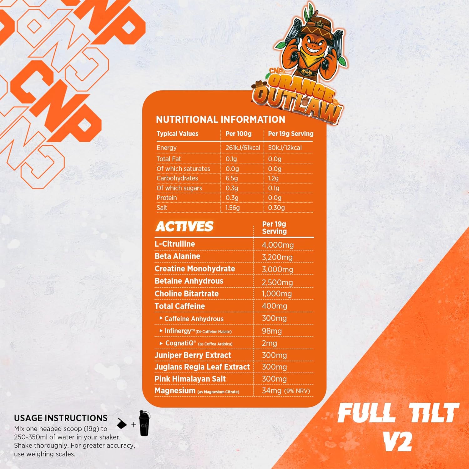 CNP Full Tilt V2 - Sports Supplements