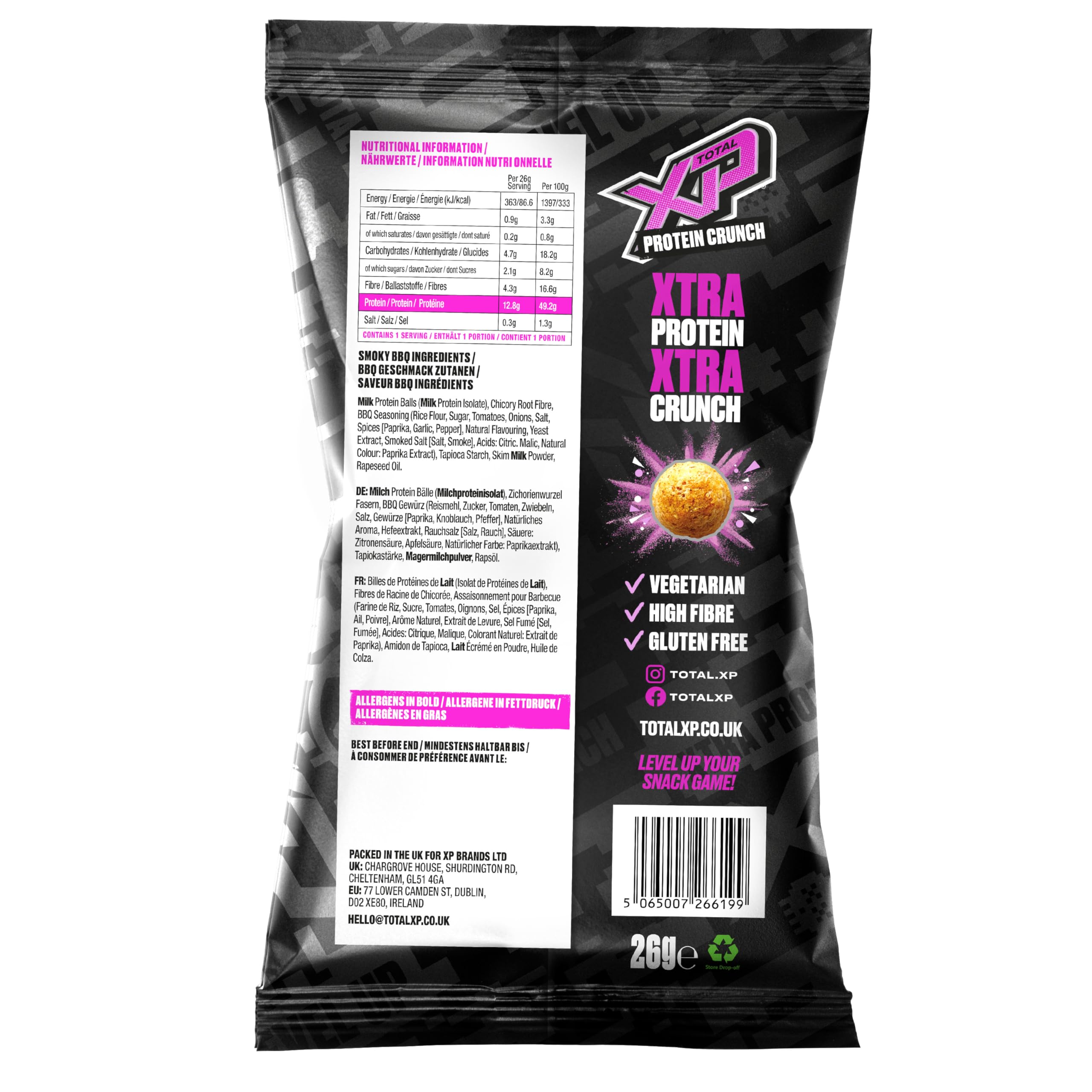 TOTAL XP Protein Crunch 12x26g