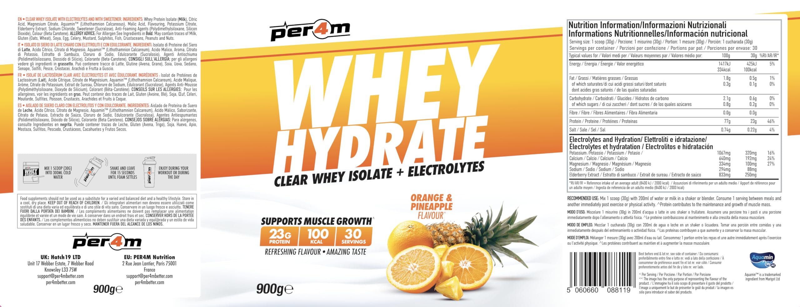 Per4m Whey Hydrate
