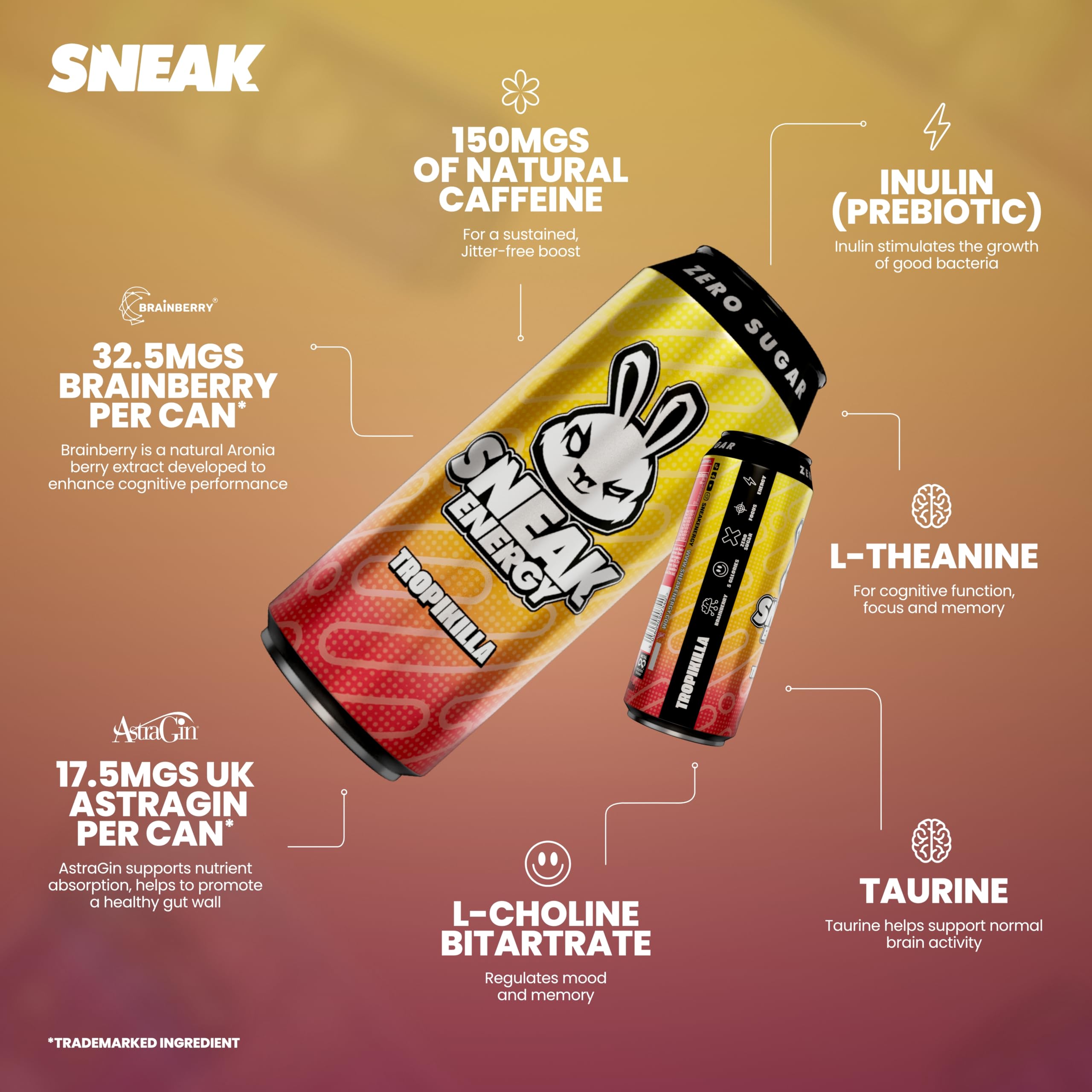 SNEAK Energy - Energy Ready-to-Drinks