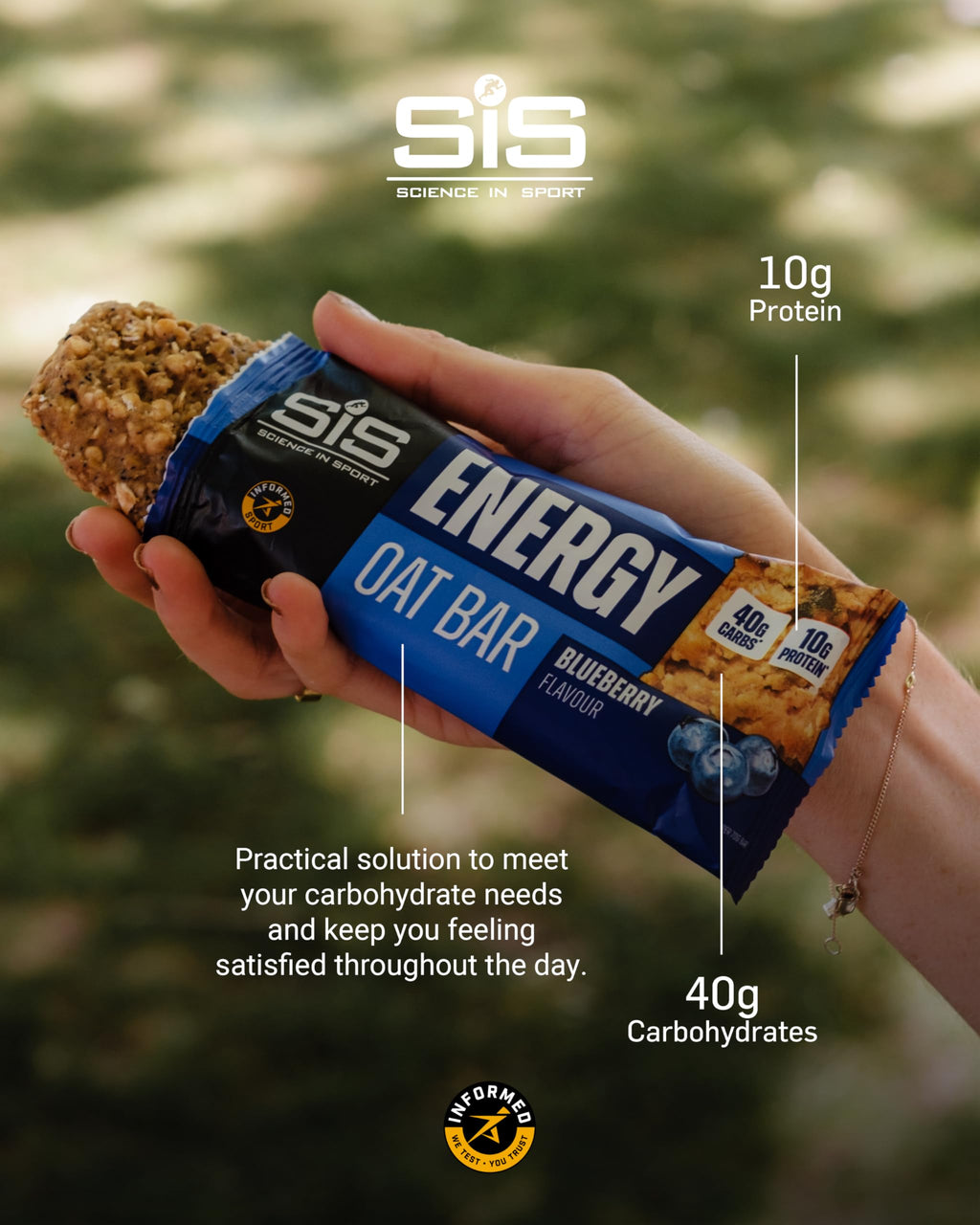 SIS Energy Oat Bar 12x70g