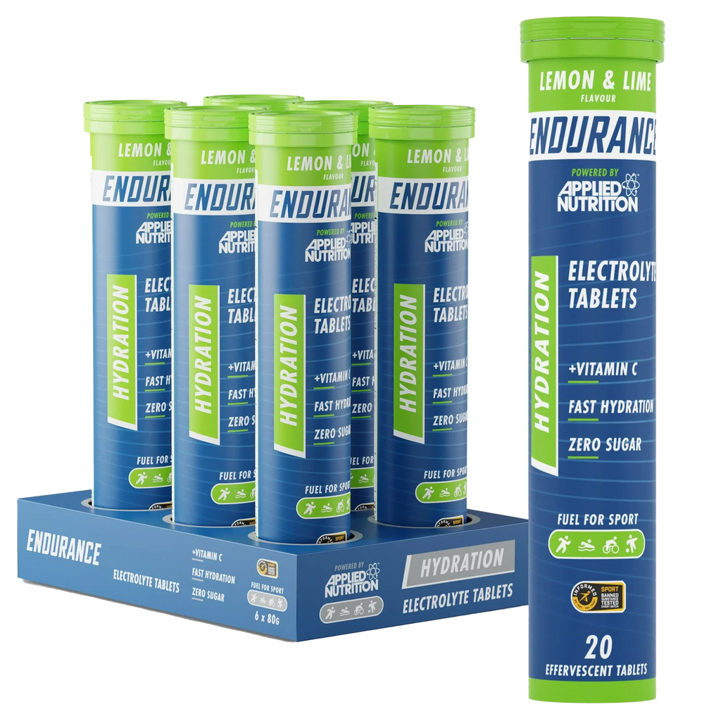 Applied Nutrition Effervescent Electrolyte Tabs - 6x20 Tabs / Lemon & Lime - Hydration Tablets