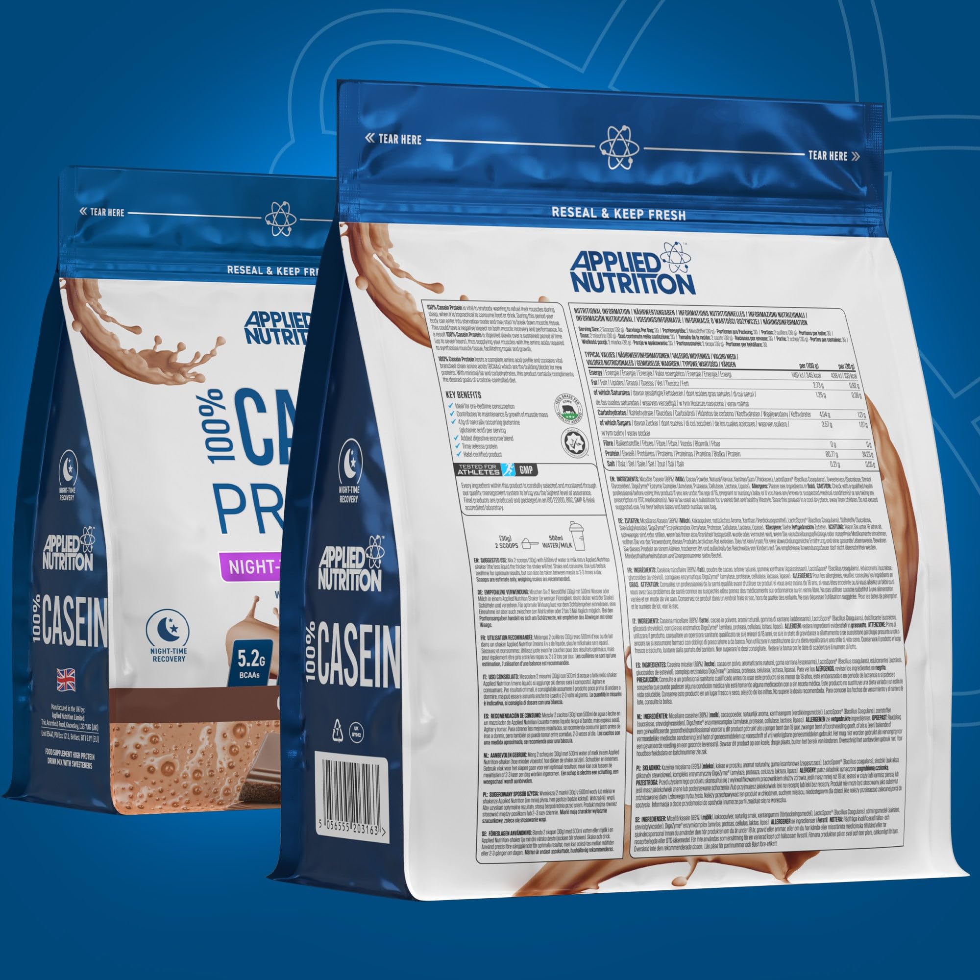 Applied Nutrition Casein - Micellar Casein Protein Powder