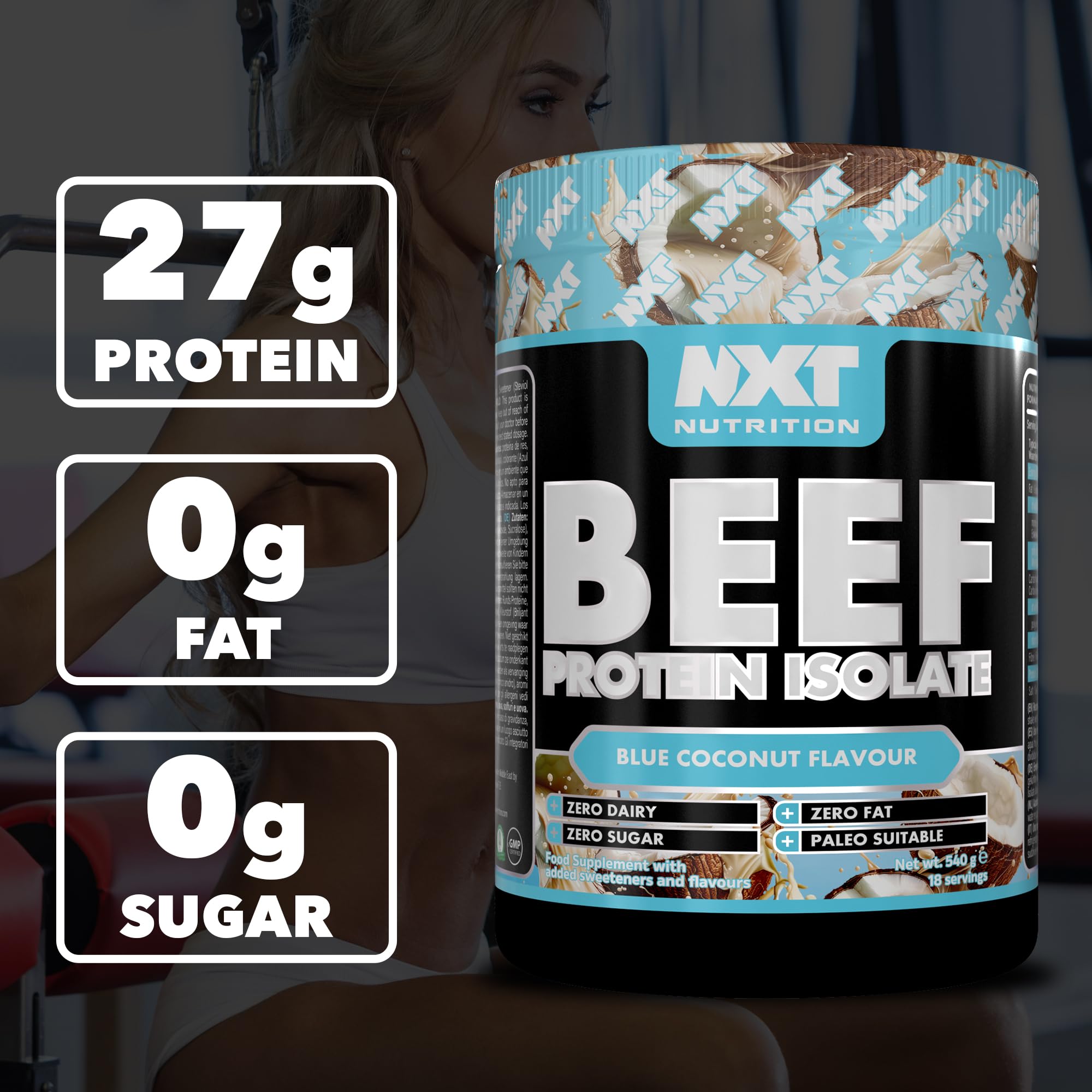 NXT Nutrition Beef Protein Isolate 540g