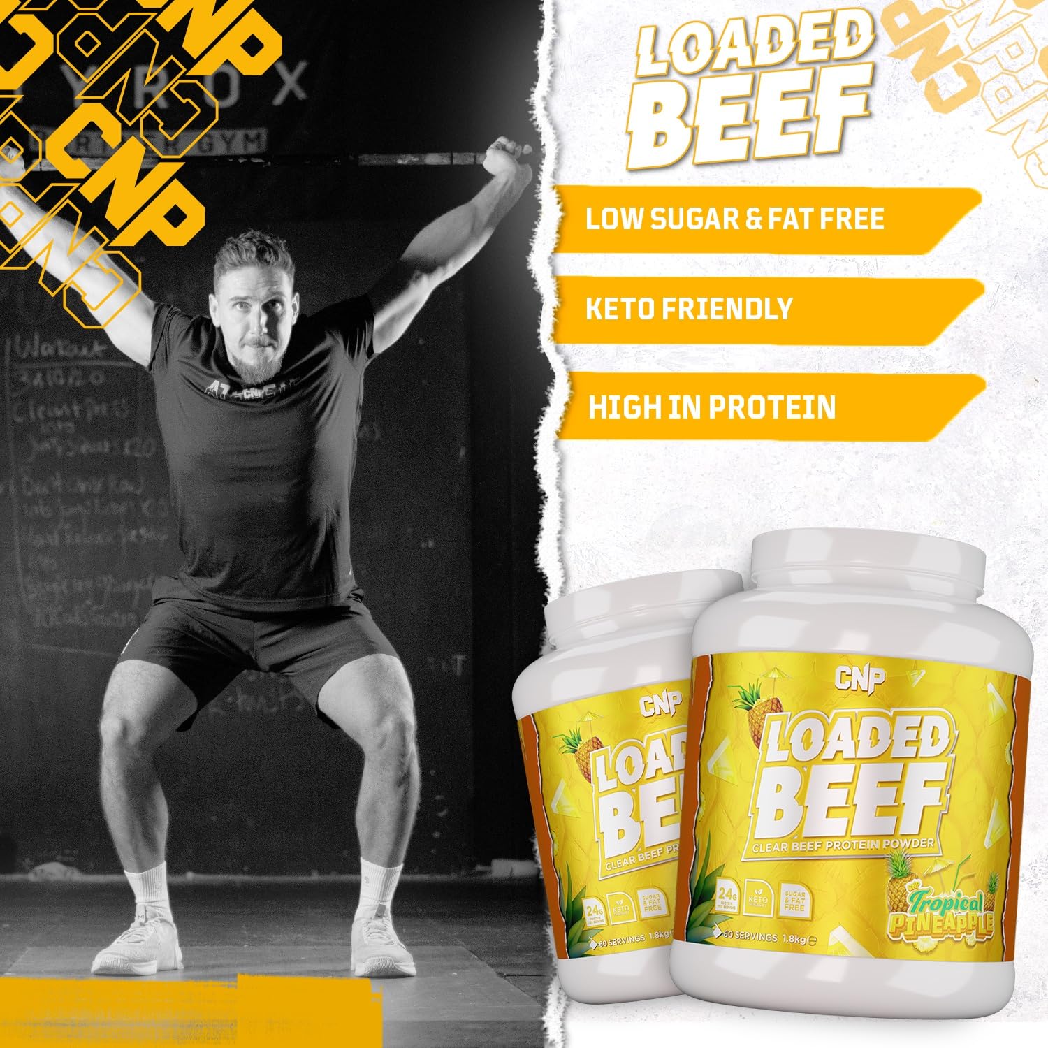 CNP Loaded Beef - Clear Collagen Protein Powder