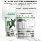 10X Athletic Vegan Protein - Vegan Protein Powder