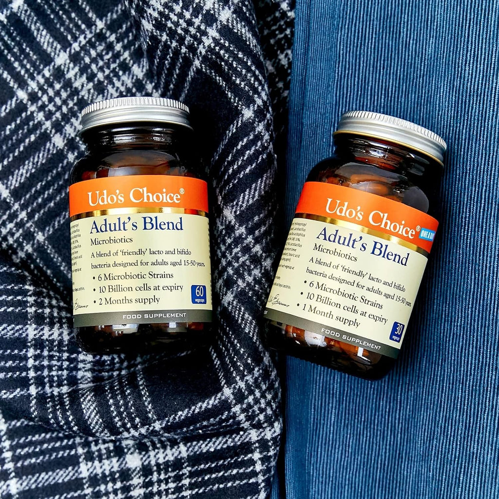 Udo’s Choice Adult’s Blend Microbiotics - 60 Caps - Digestion Support Capsules