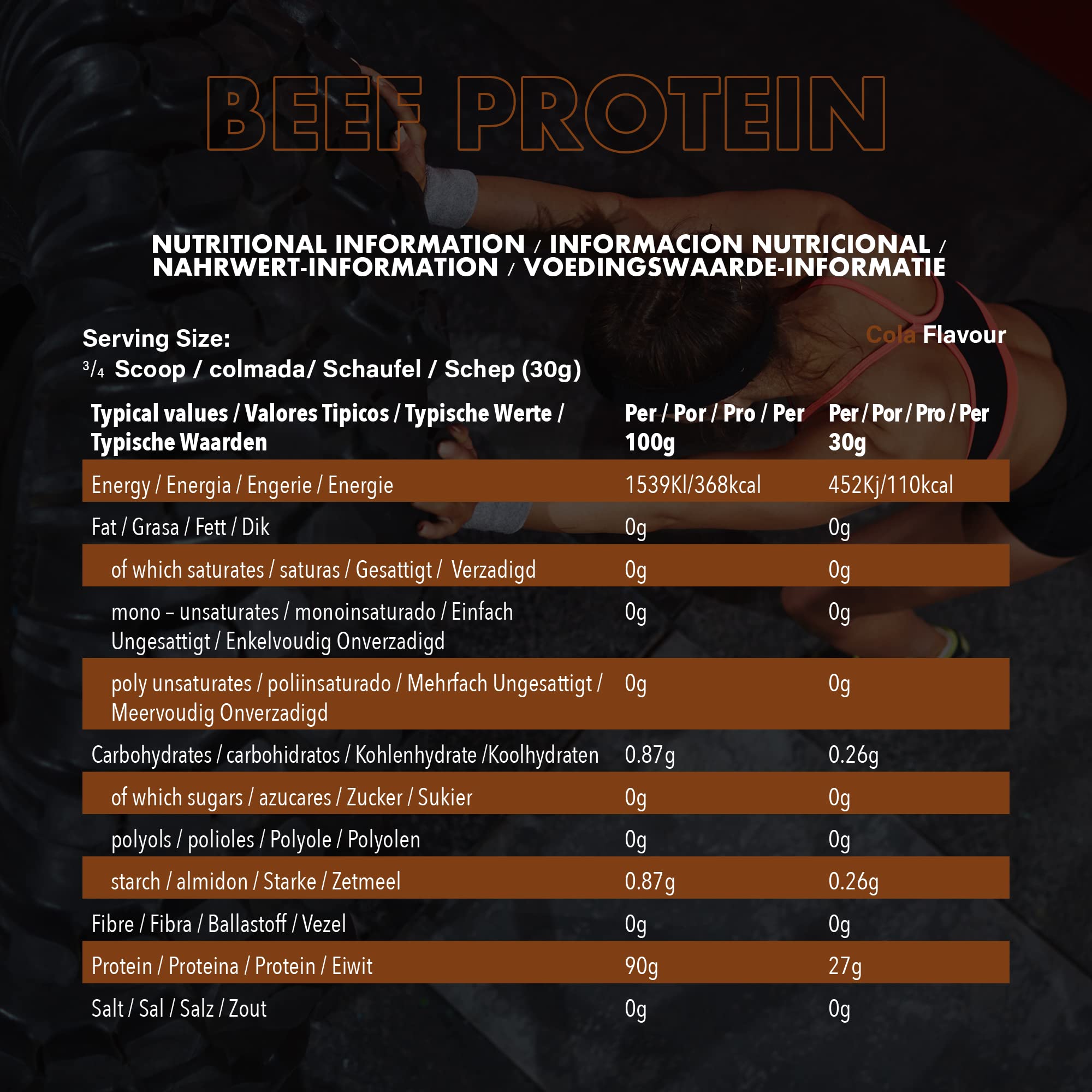 NXT Nutrition Beef Protein Isolate 540g