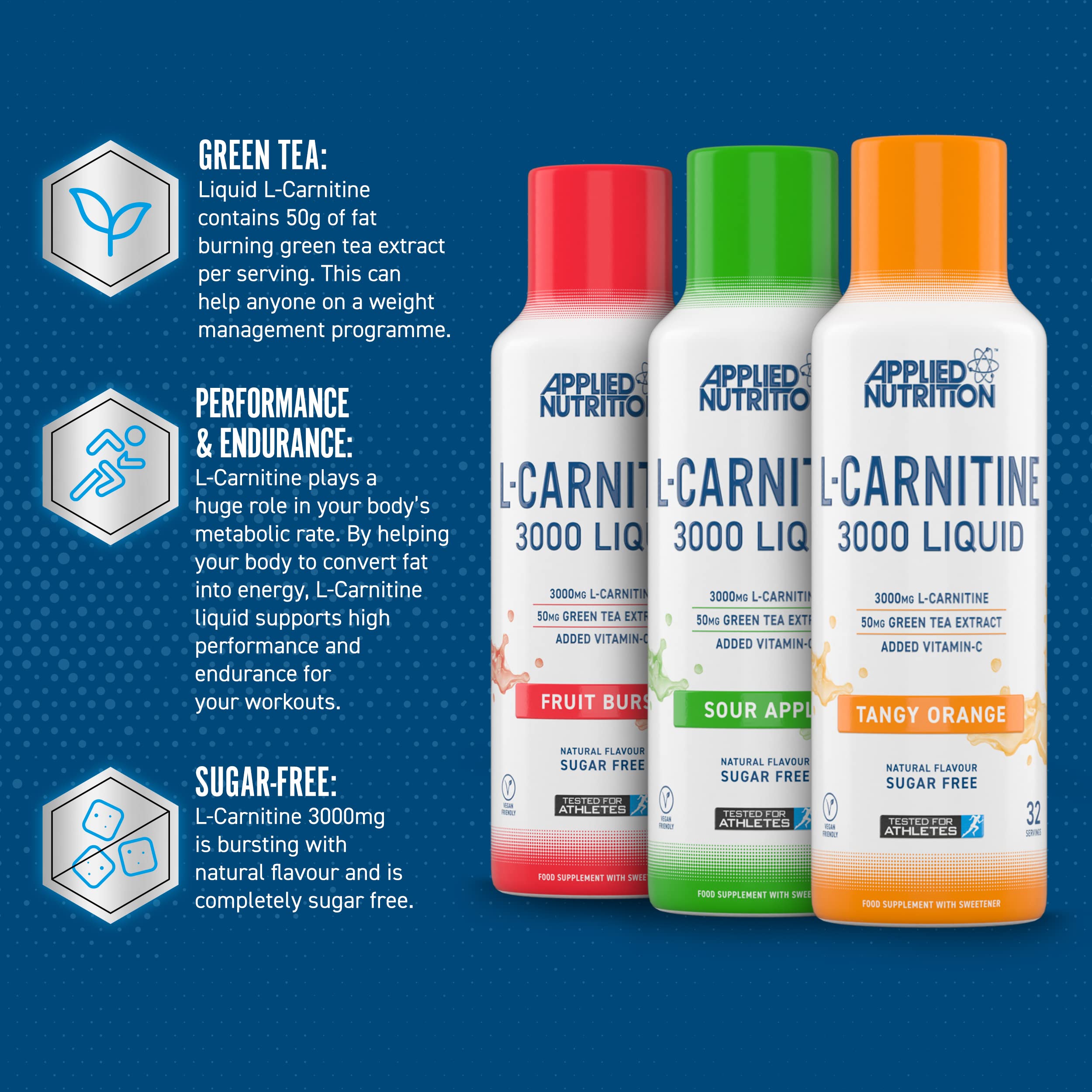 Applied Nutrition L-Carnitine 3000 - Carnitine Liquid
