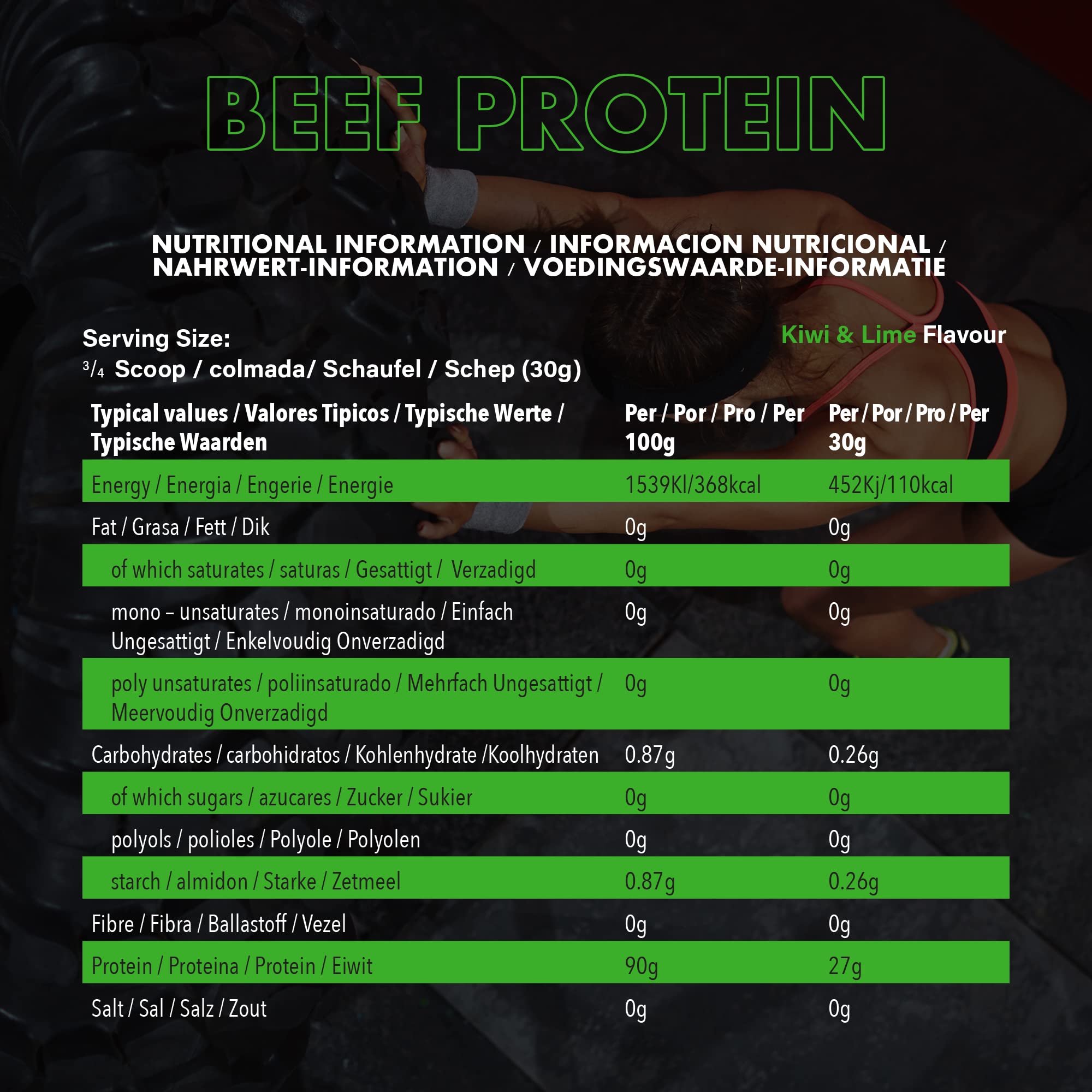 NXT Nutrition Beef Protein Isolate 540g