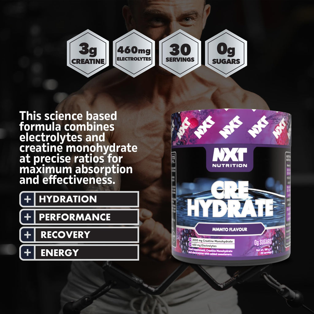 NXT Nutrition CRE Hydrate 180g