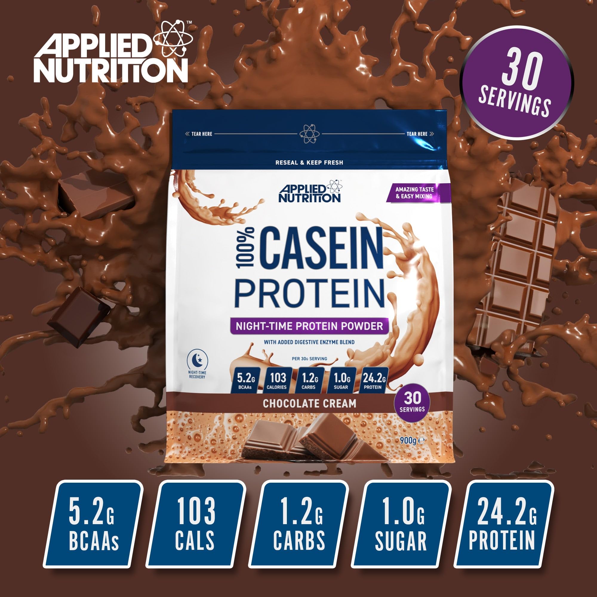 Applied Nutrition Casein - Micellar Casein Protein Powder