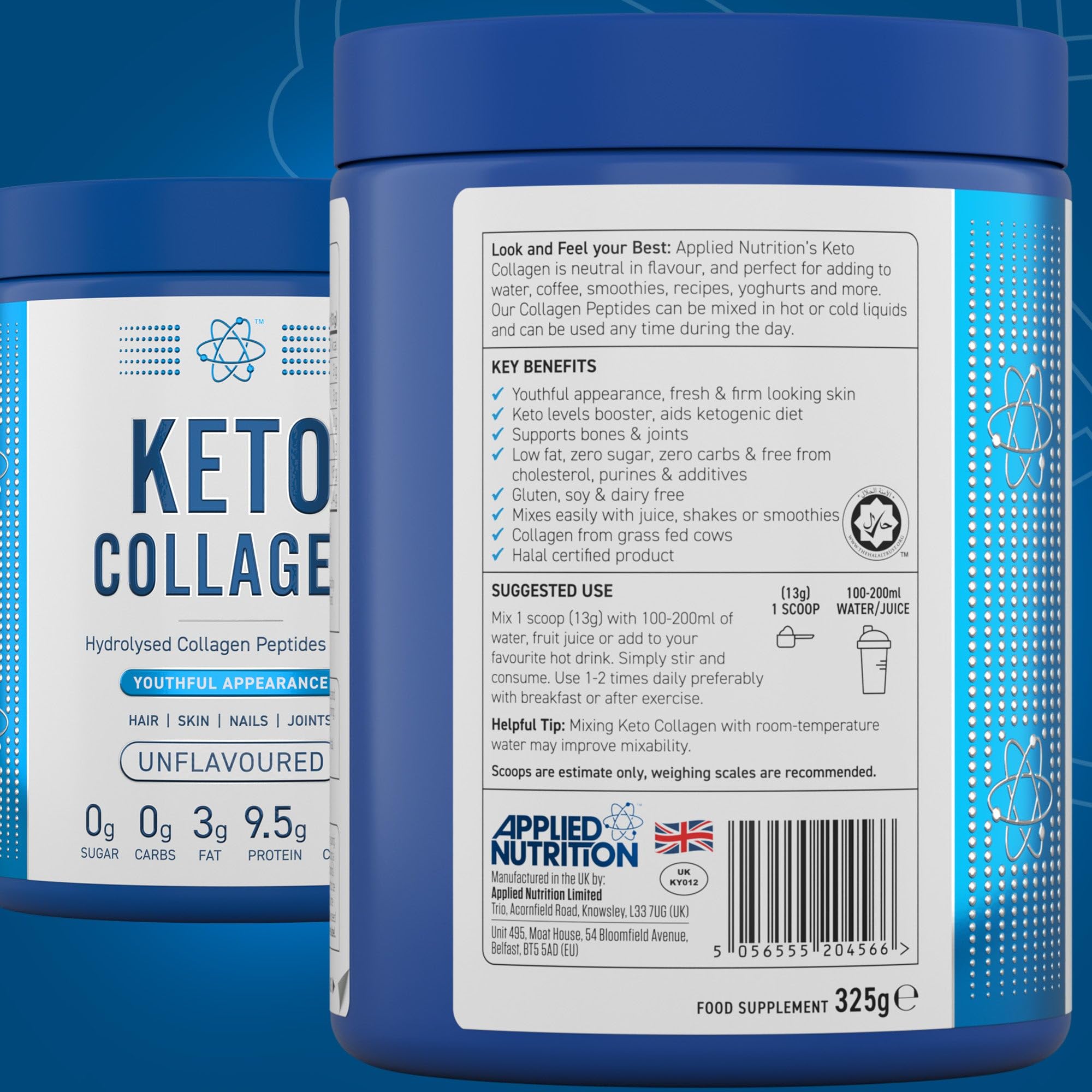 Applied Nutrition Keto Collagen - 325g - Bovine Collagen Powder