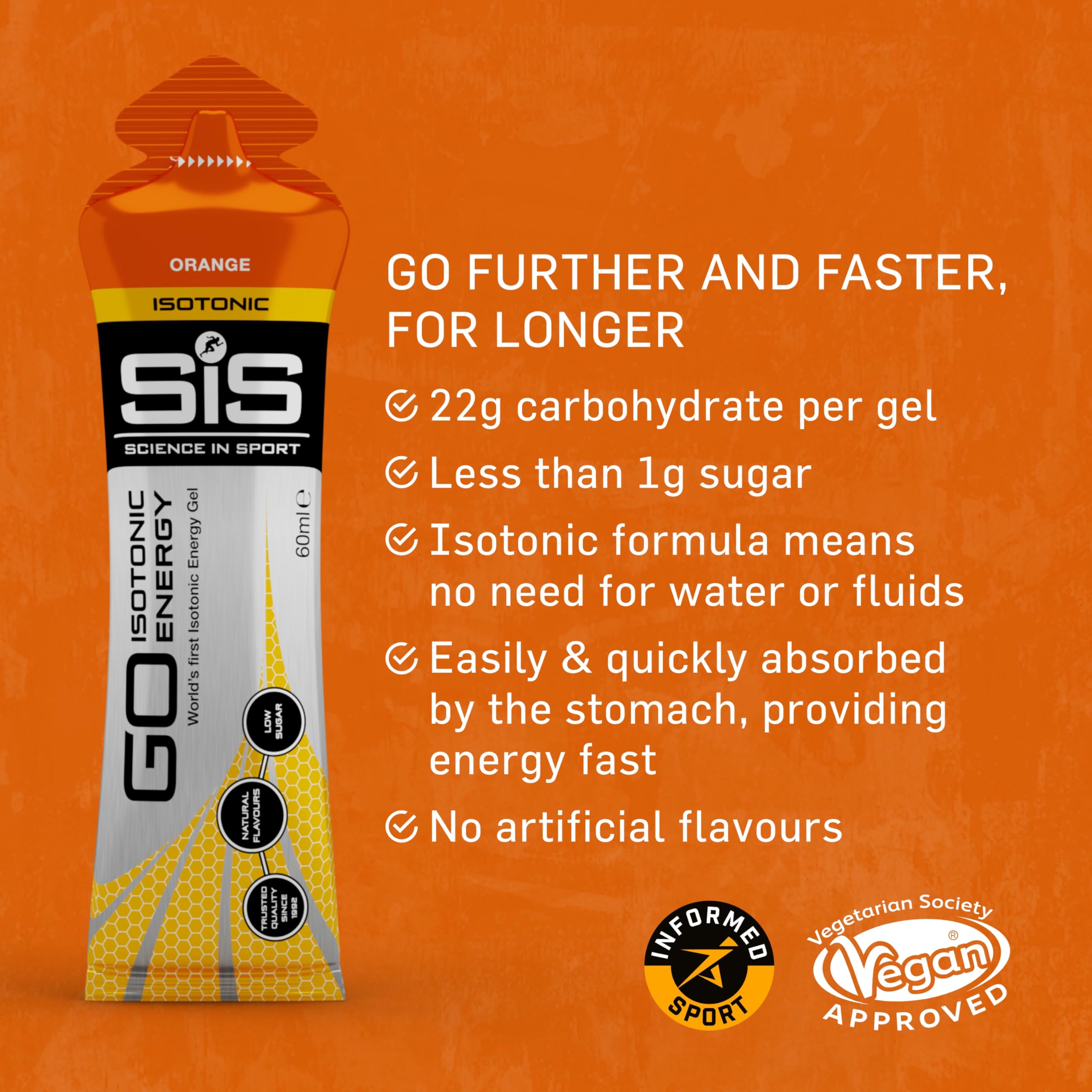 SIS Isotonic Gels - Energy Gels